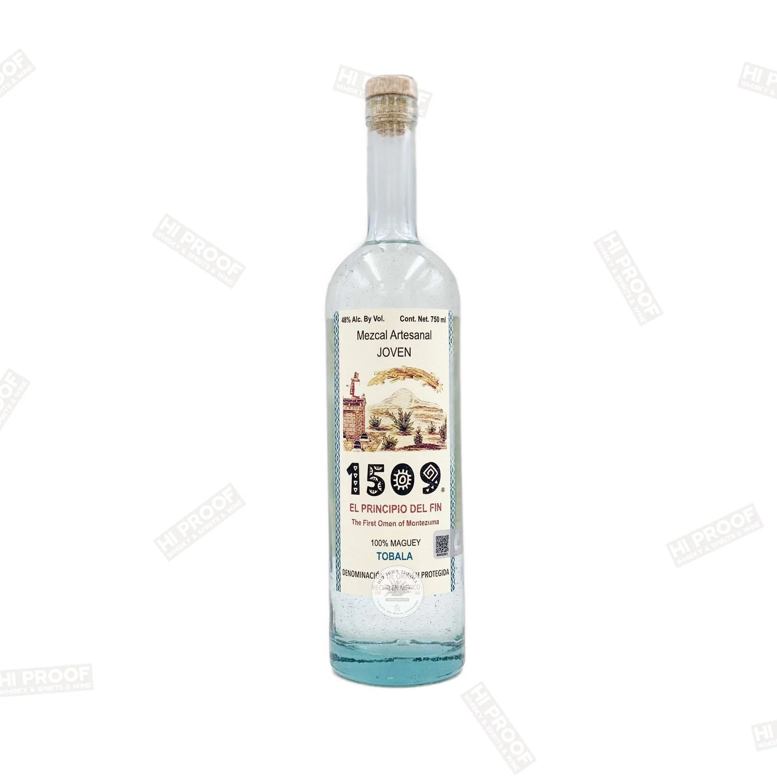 1509 Mezcal Artesanal Joven Tobalal 750ml