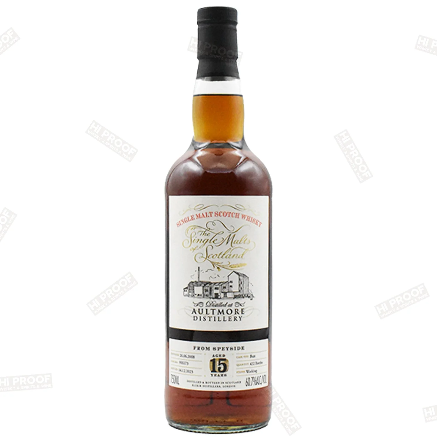2008 Aultmore 15 Year Old the Single Malts of Scotland Scotch Whisky