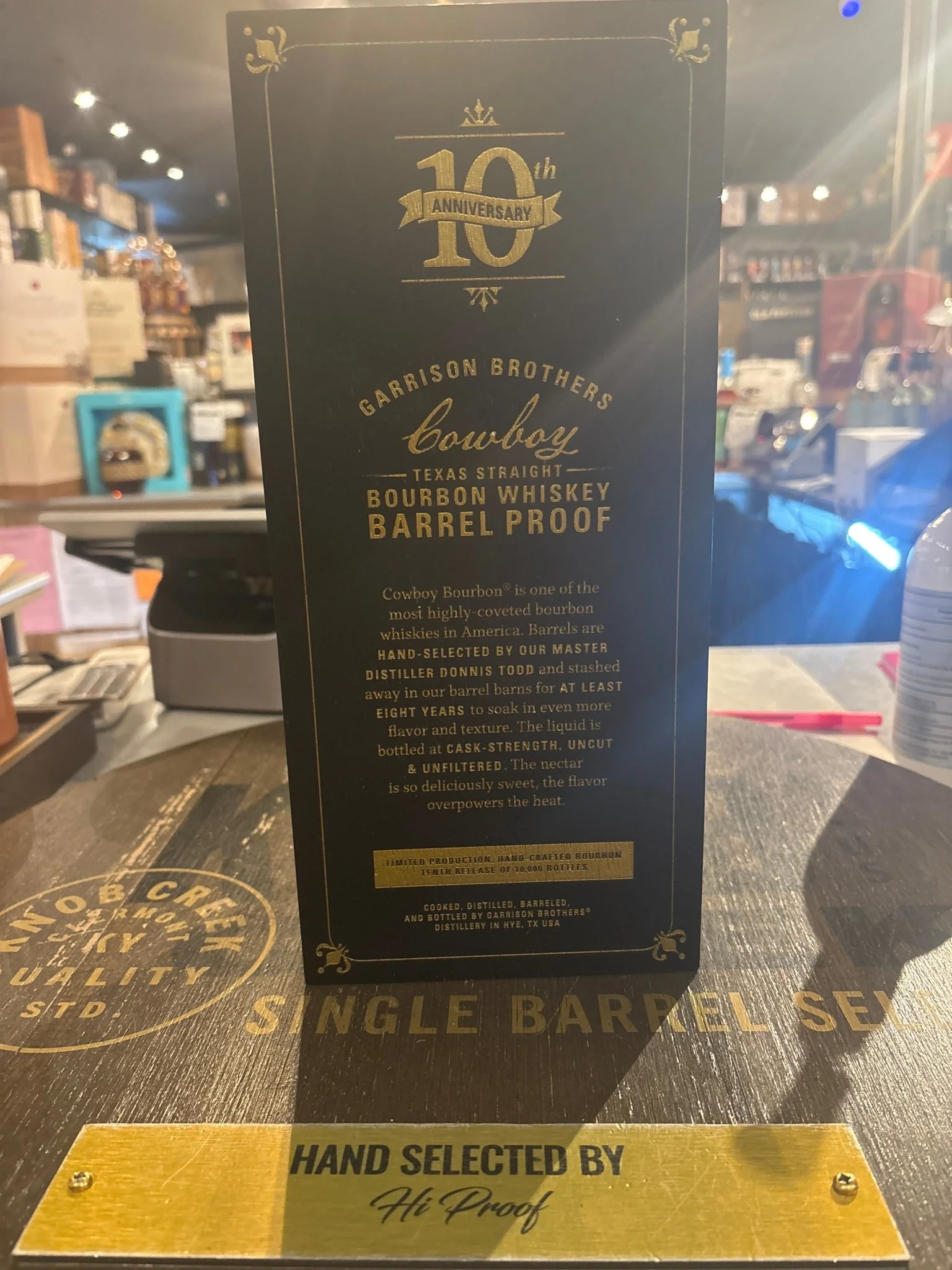 2024 Garrison Brothers Cowboy Bourbon Whiskey 750ml 140.2 Proof - Image 2
