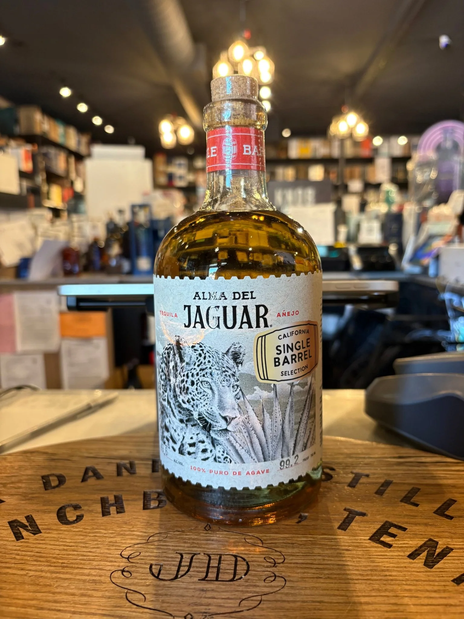 Alma del Jaguar Tequila Single Barrel Anejo 750ml 99.2 proof