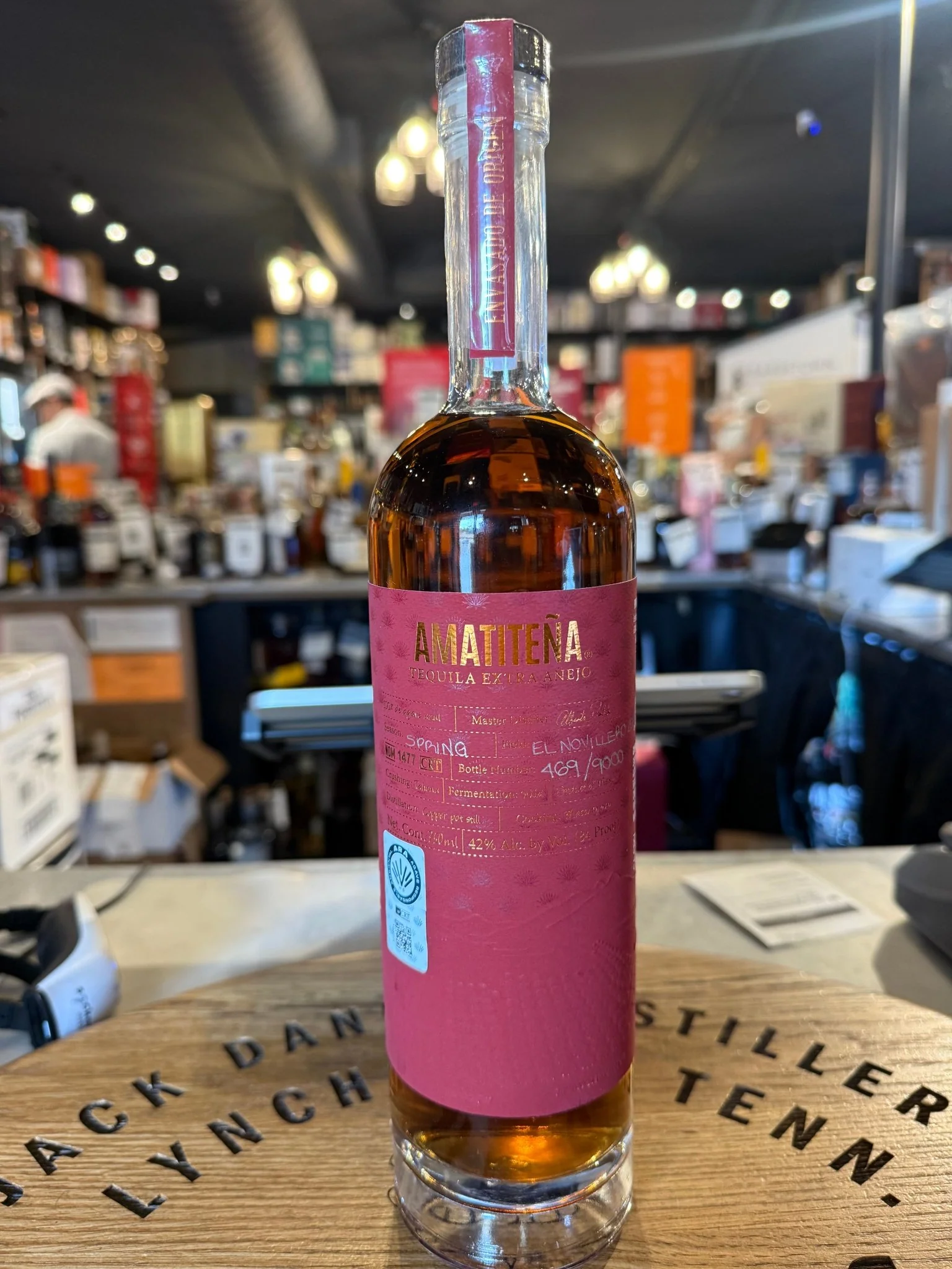 Amatitena Tequila Extra Anejo with 84 Proof 750ml