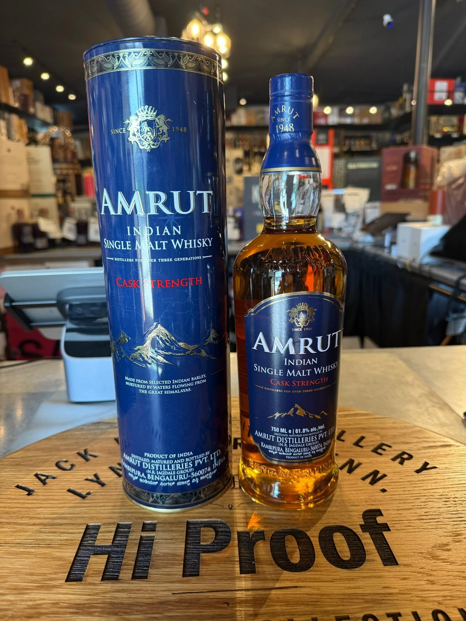 Amrut Single Malt Cask Strength India Single Malt Whisky 750 ml