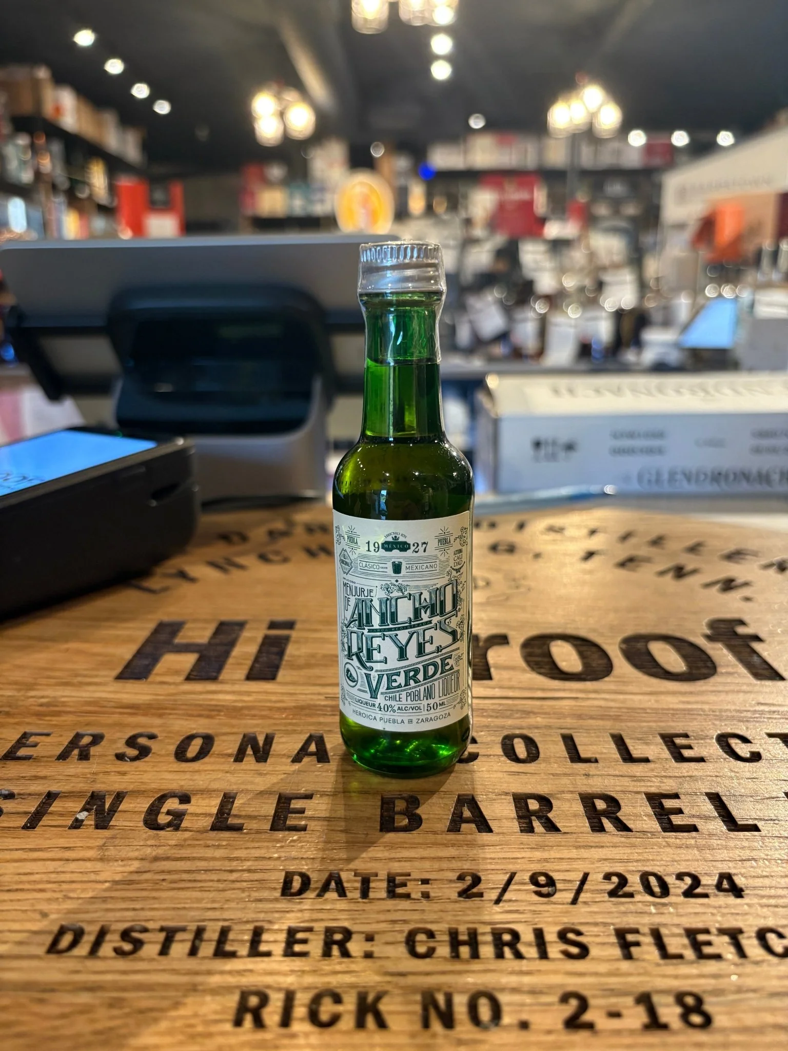 Ancho Reyes Verde Poblano Liqueur 50ml