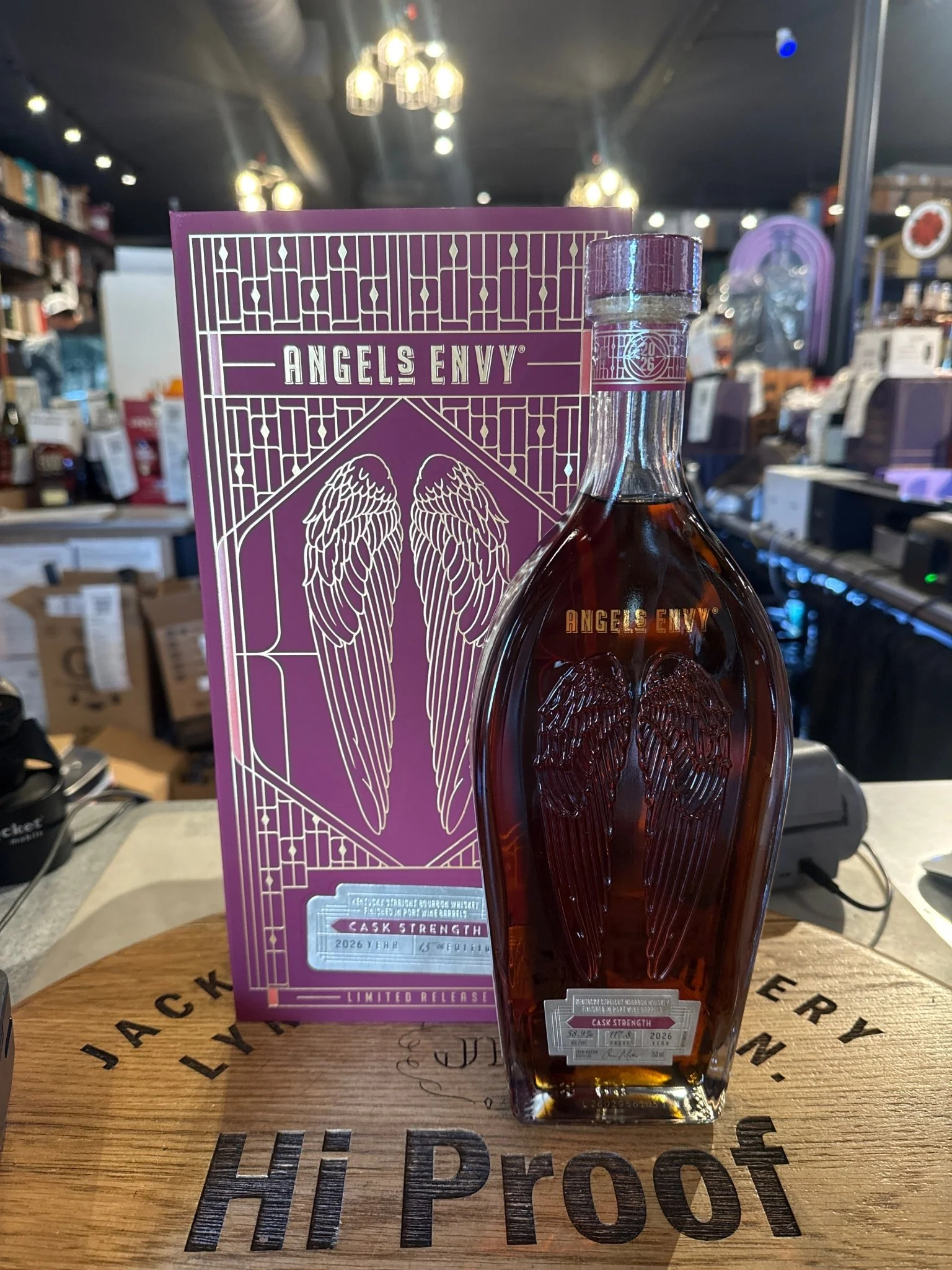 Angel's Envy Cask Strength Bourbon 2026 Release 117.8 Proof 750ml