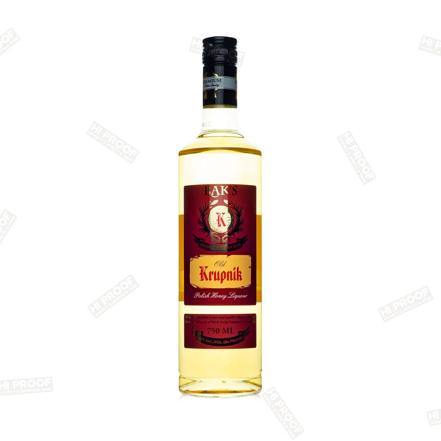 Bak's Krupnik Honey Liqueur 750ml