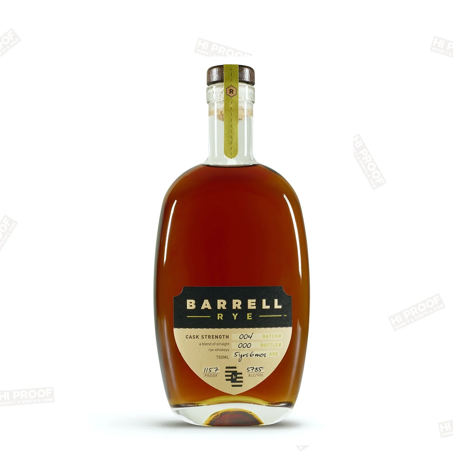 Barrell Rye Batch 004 Cask Strength 115.7 Proof