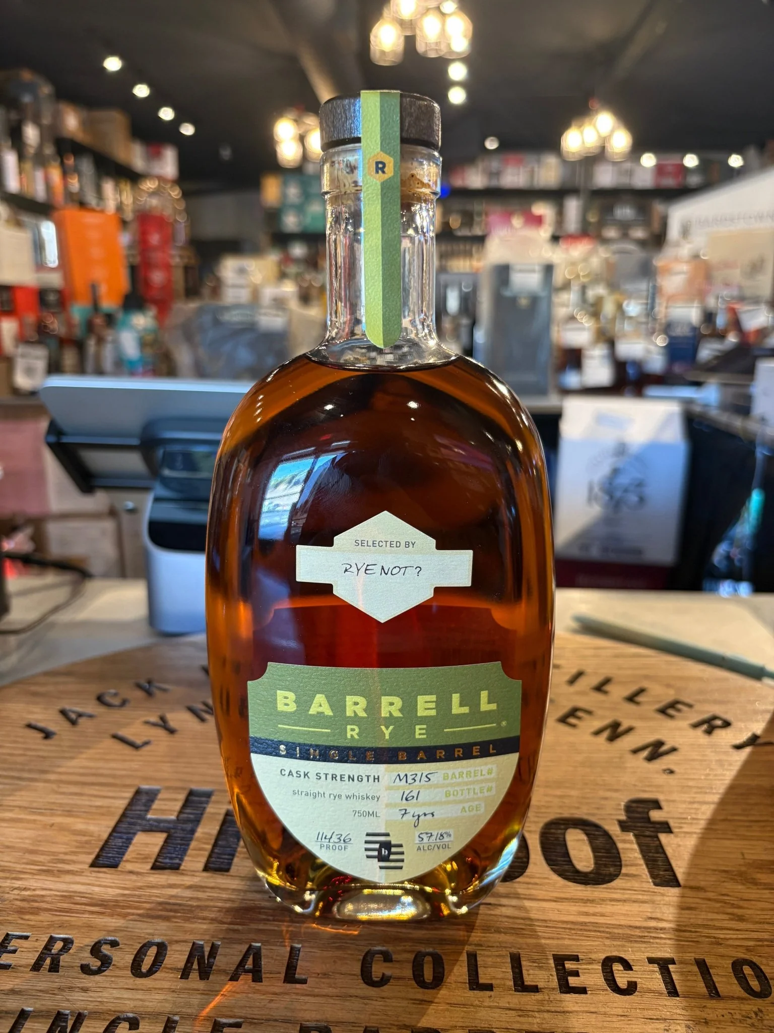 Barrell Rye Single Barrel M315 114.36 Proof 750ml