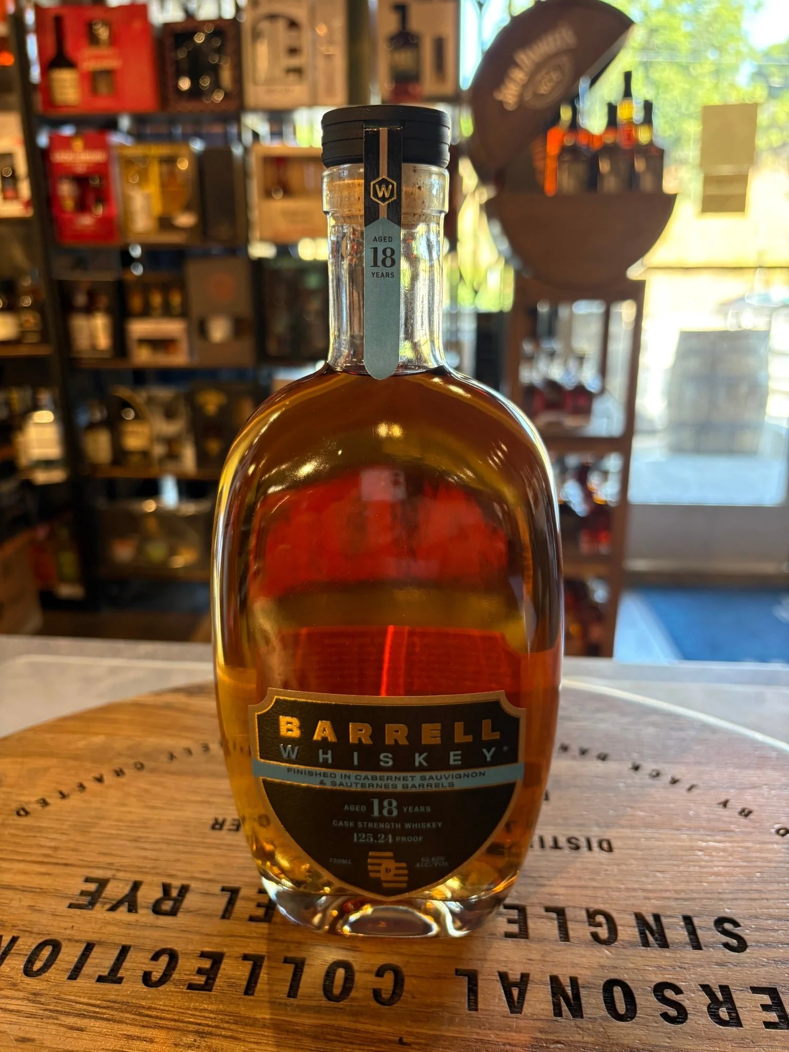 Barrell Whiskey 18 Year 125.24 Proof Cabernet Sauternes Finish 750ml
