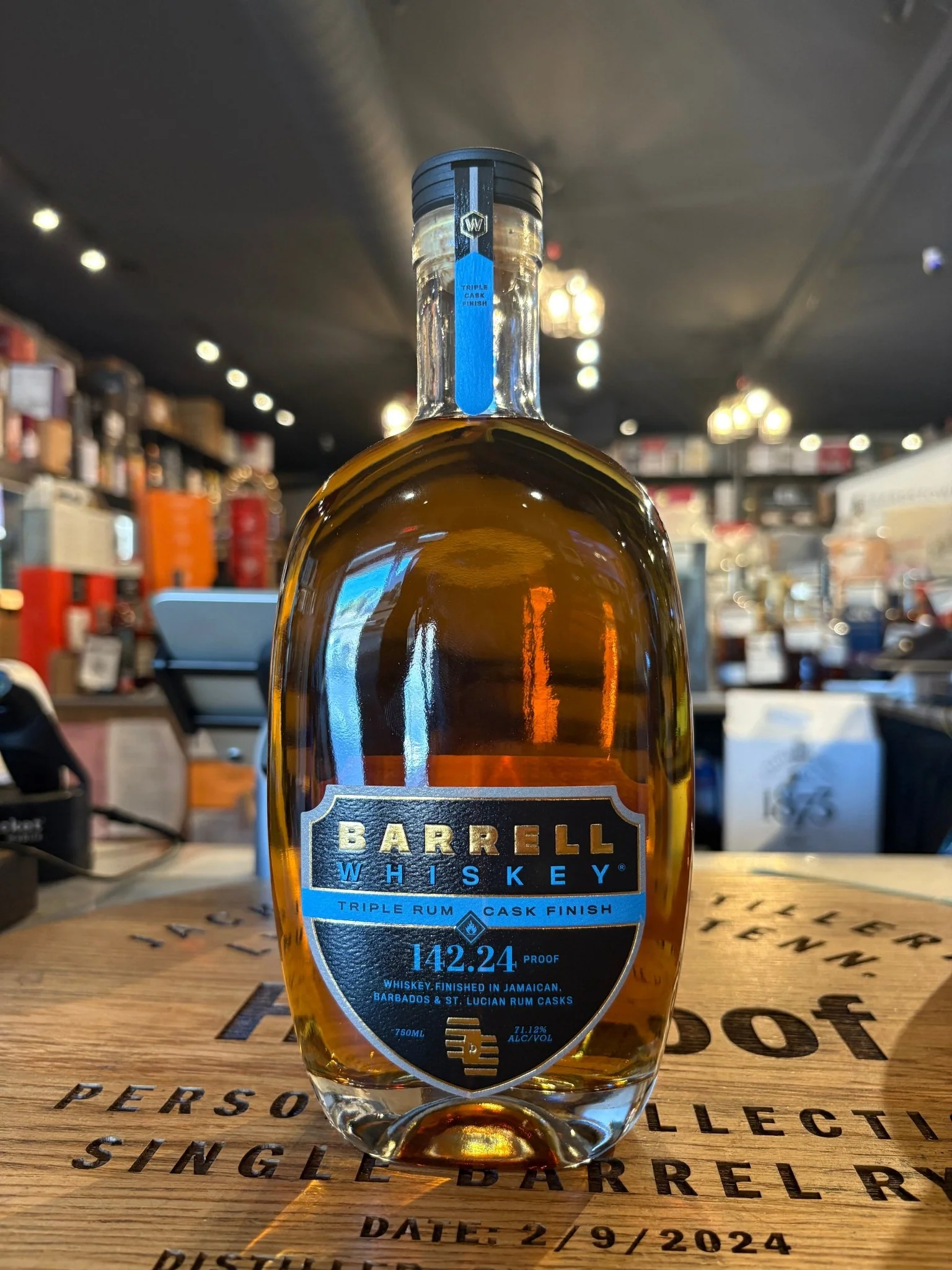 Barrell Whiskey Triple Rum Cask Finish 142.24 Proof 750ml