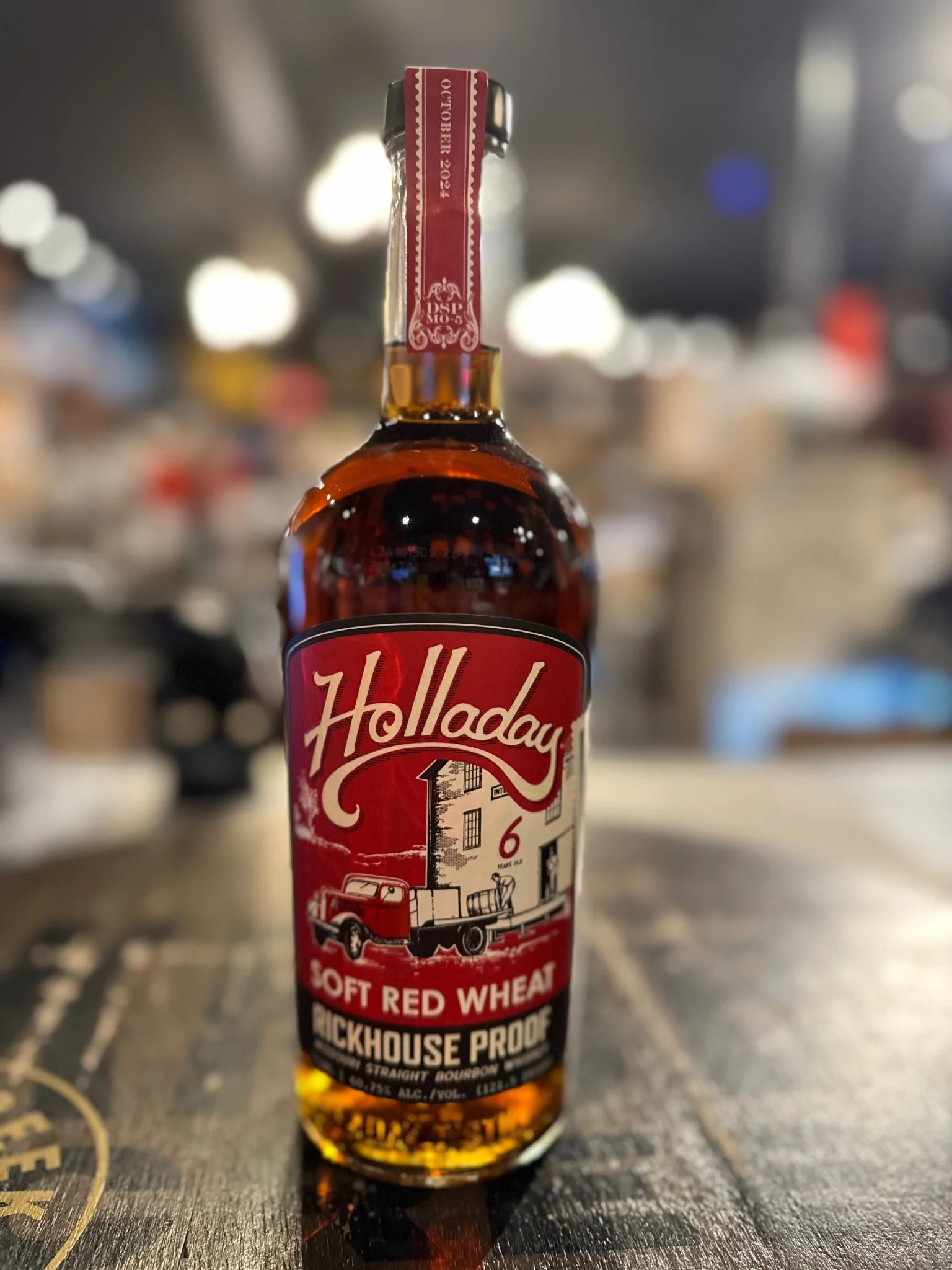 Ben Holladay 'soft Red Wheat' Rickhouse Proof Straight Bourbon Whiskey, Missouri