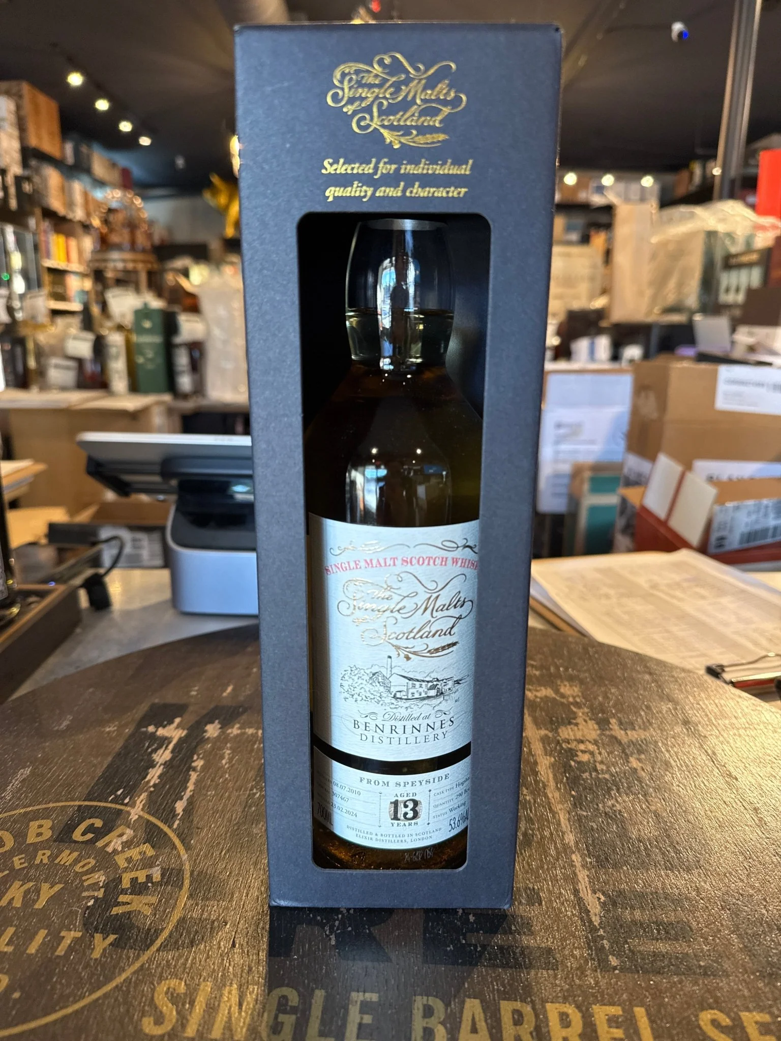 The Single Malts of Scotland - Benrinnes 2010 13 Year Cask #307467 53.6% Alc 700ml