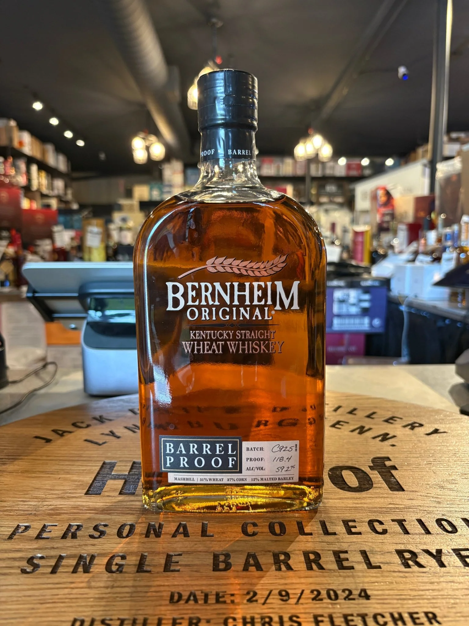 Bernheim Wheat C925 Barrel 118.4 Proof 750ml