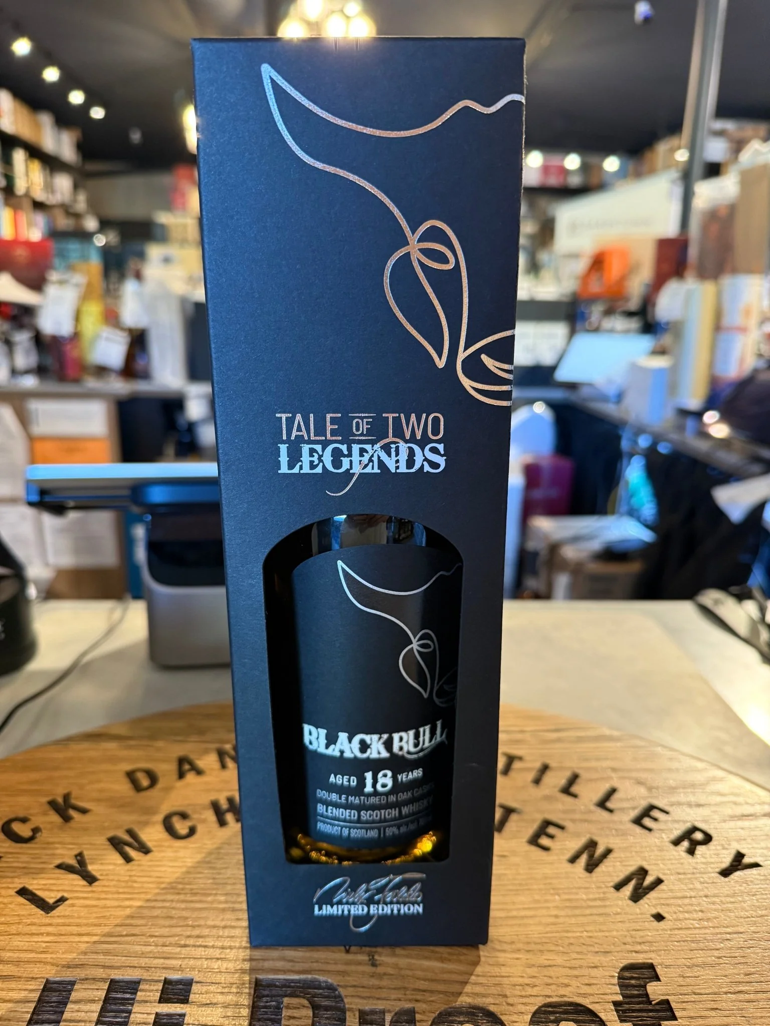 Black Bull Aged 18 Year Tale of Two Legends 50%alc Blended Scotch Whisky 700ml