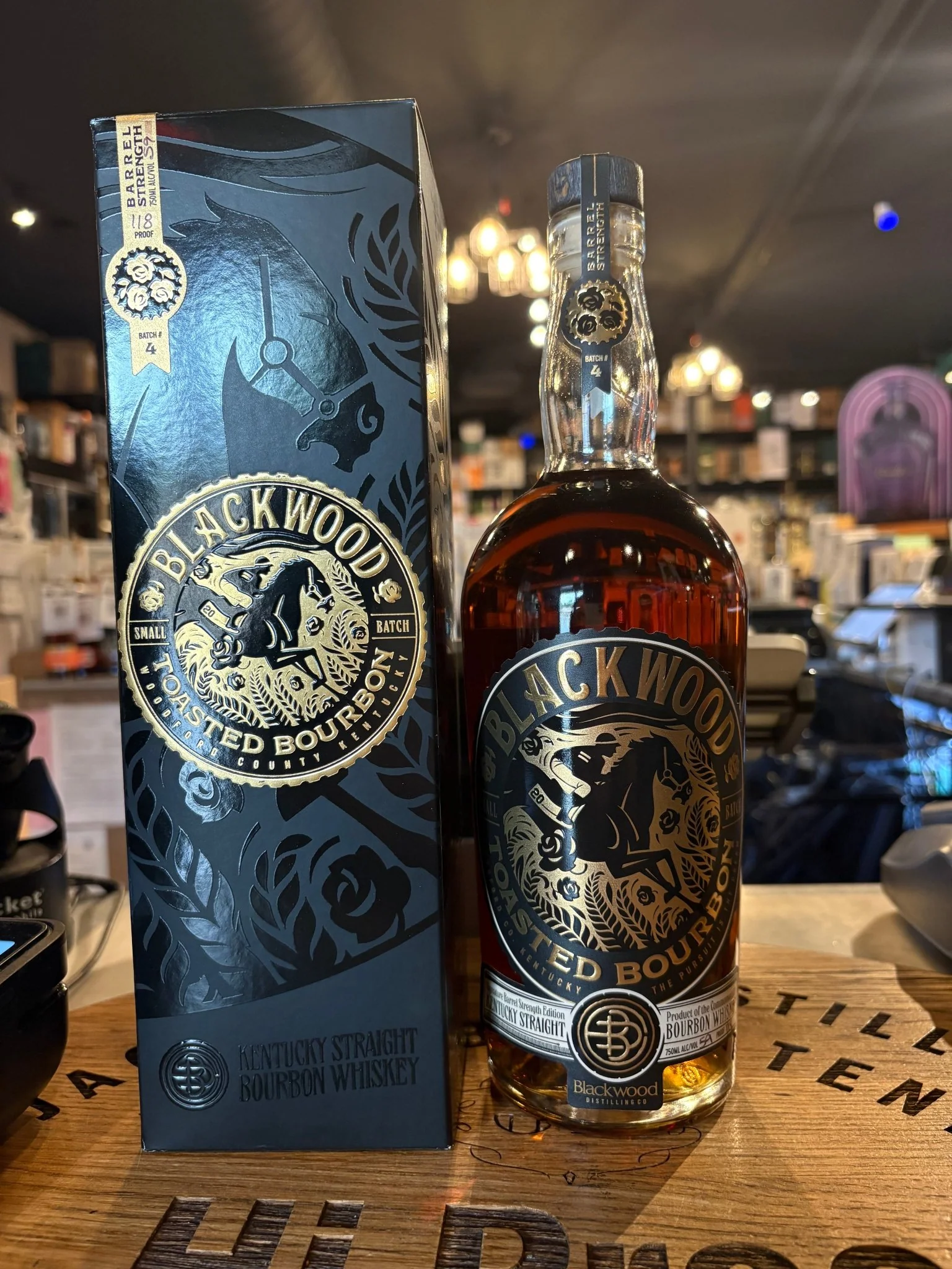 Blackwood Toasted Bourbon Barrel Strength Batch 4 118 Proof 750ml