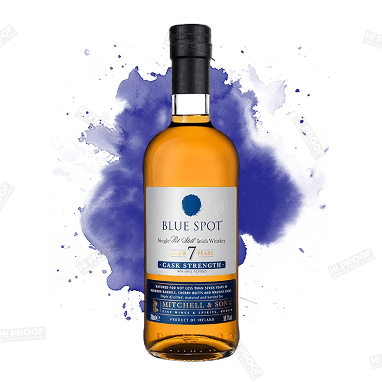 Blue Spot Irish Whiskey Cask Strength 7 Year Old 750ml