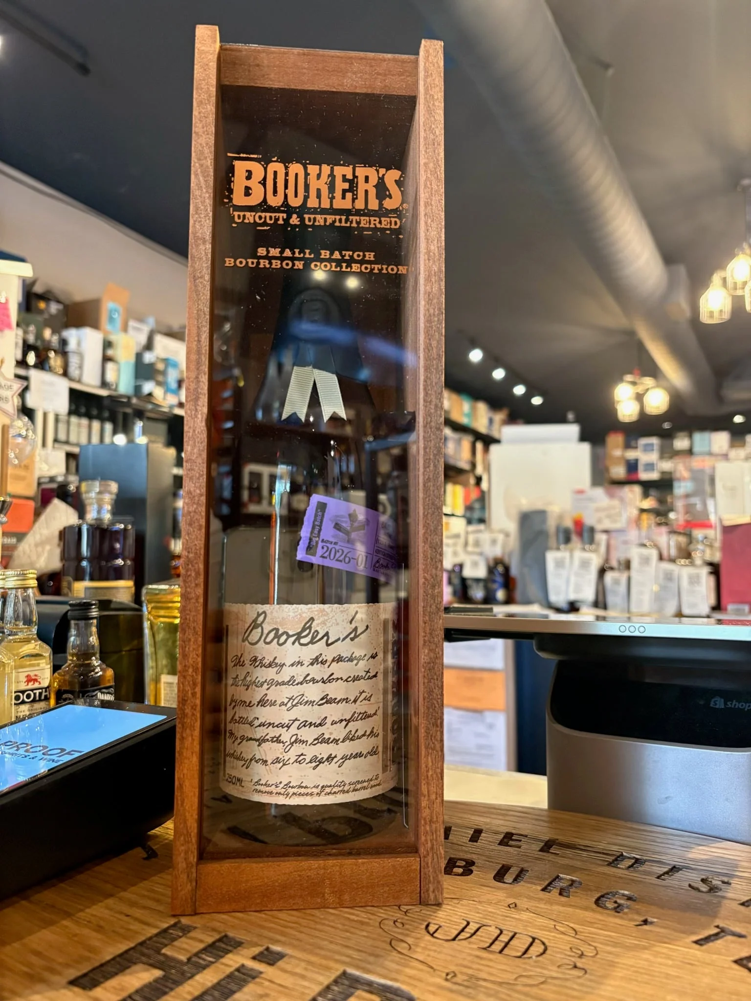 Booker's 2026-01 Bourbon Big Easy Batch Kentucky Straight Bourbon Whiskey 750ml Limited Small Batch