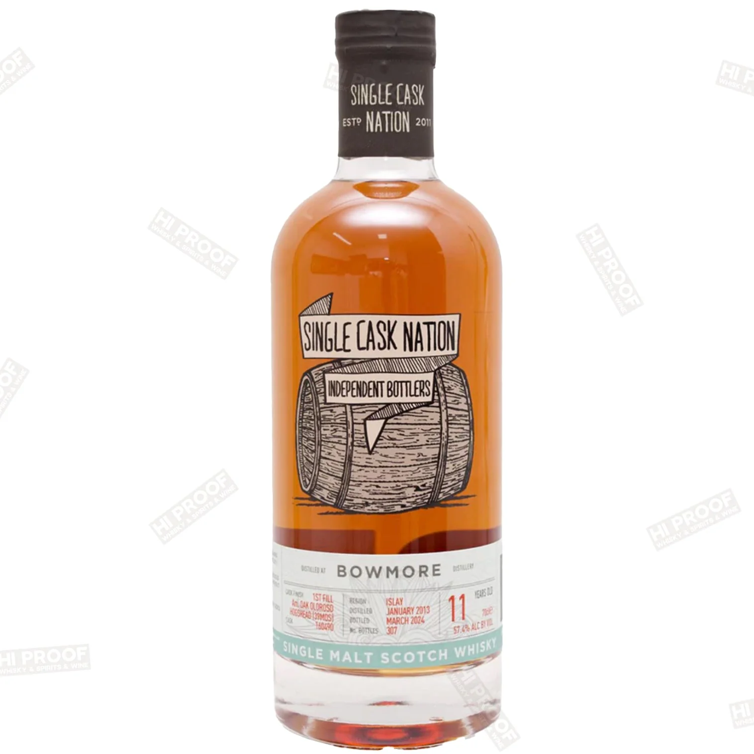 Single Cask Nation Bowmore 2013, 11 Year Cask 160491 750ml