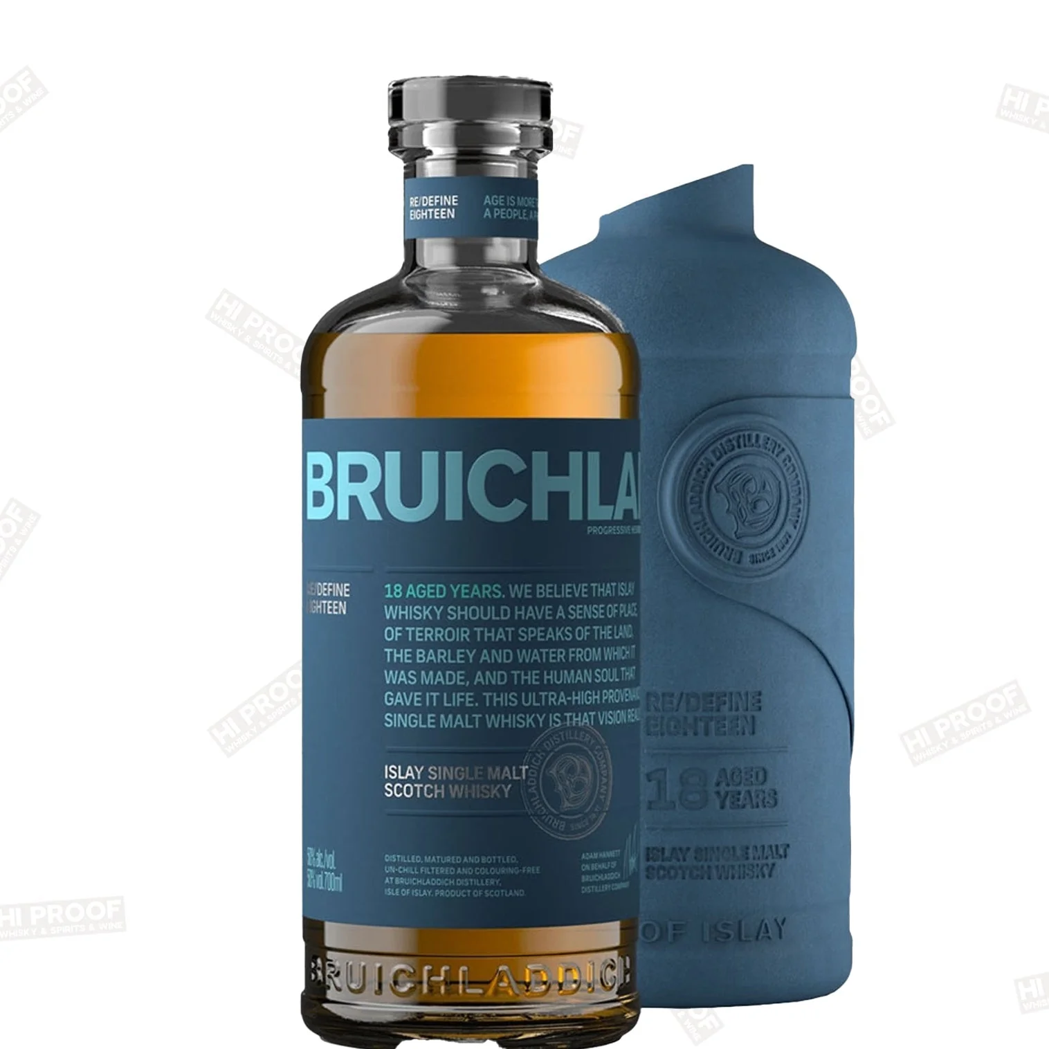 Bruichladdich Islay Single Malt Whiskey 18 Year Old 750ml