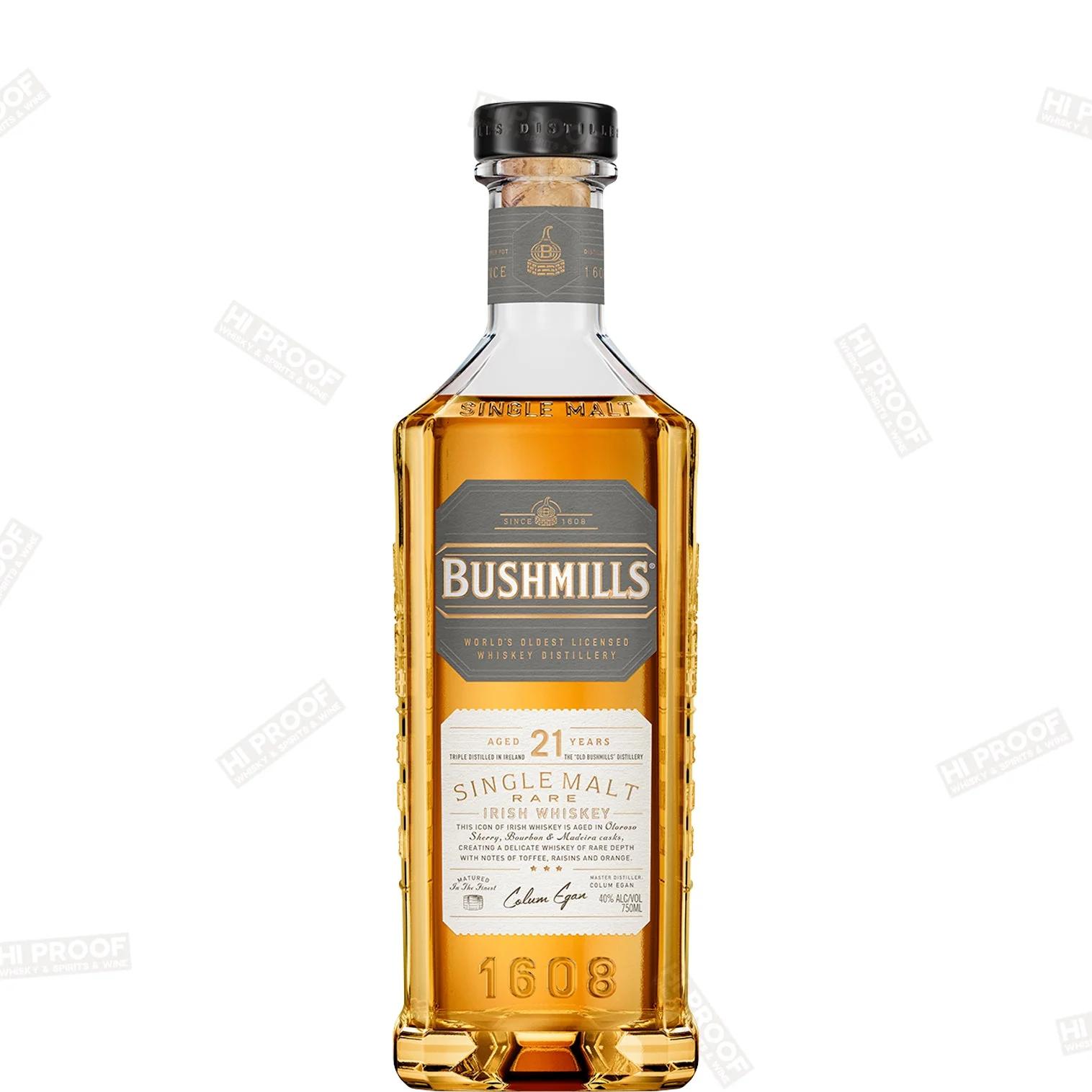 Bushmills 21 Year Old Single Malt Irish Whiskey 750ml