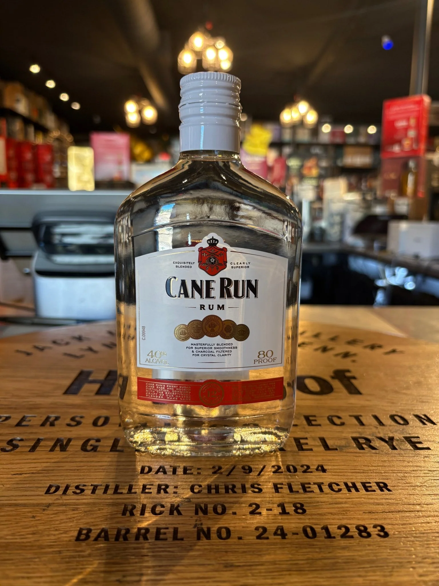 Cane Run Estate White Rum 375ml