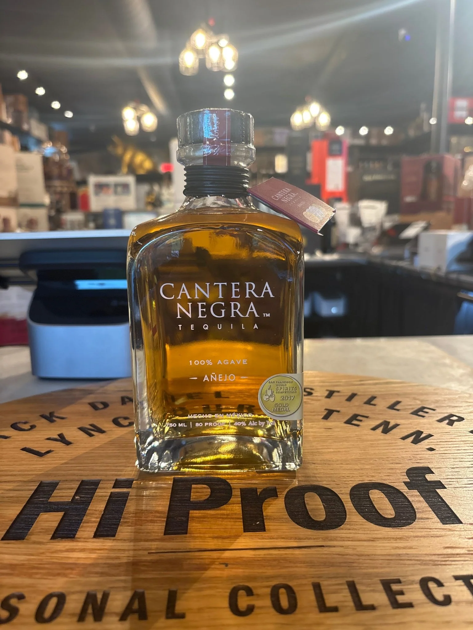 Cantera Negra Tequila Anejo 80 Proof 750ml