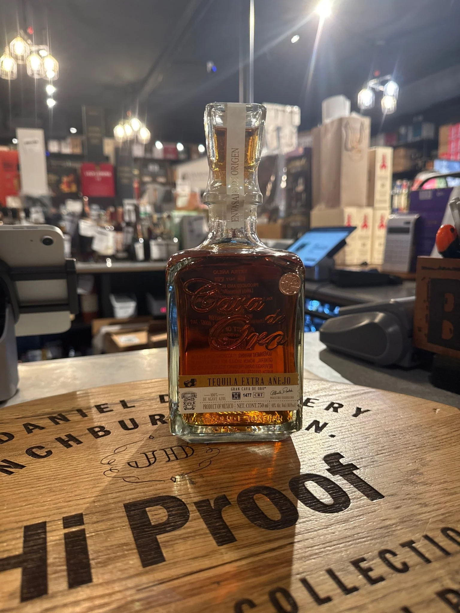 Cava De Oro Tequila Extra Anejo 750ml