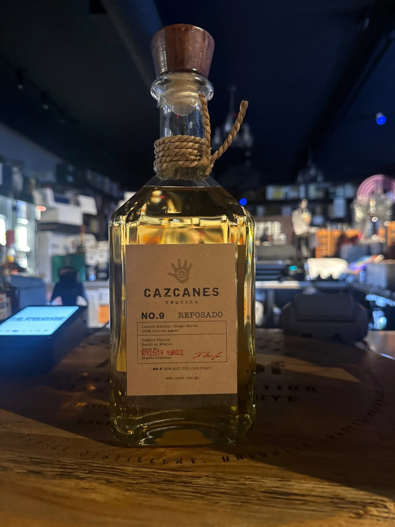 Cazcanes No 9 Reposado single barrel 100 proof