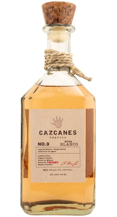 Cazcanes No 9 Tequila Rosa Blanco 750 ml