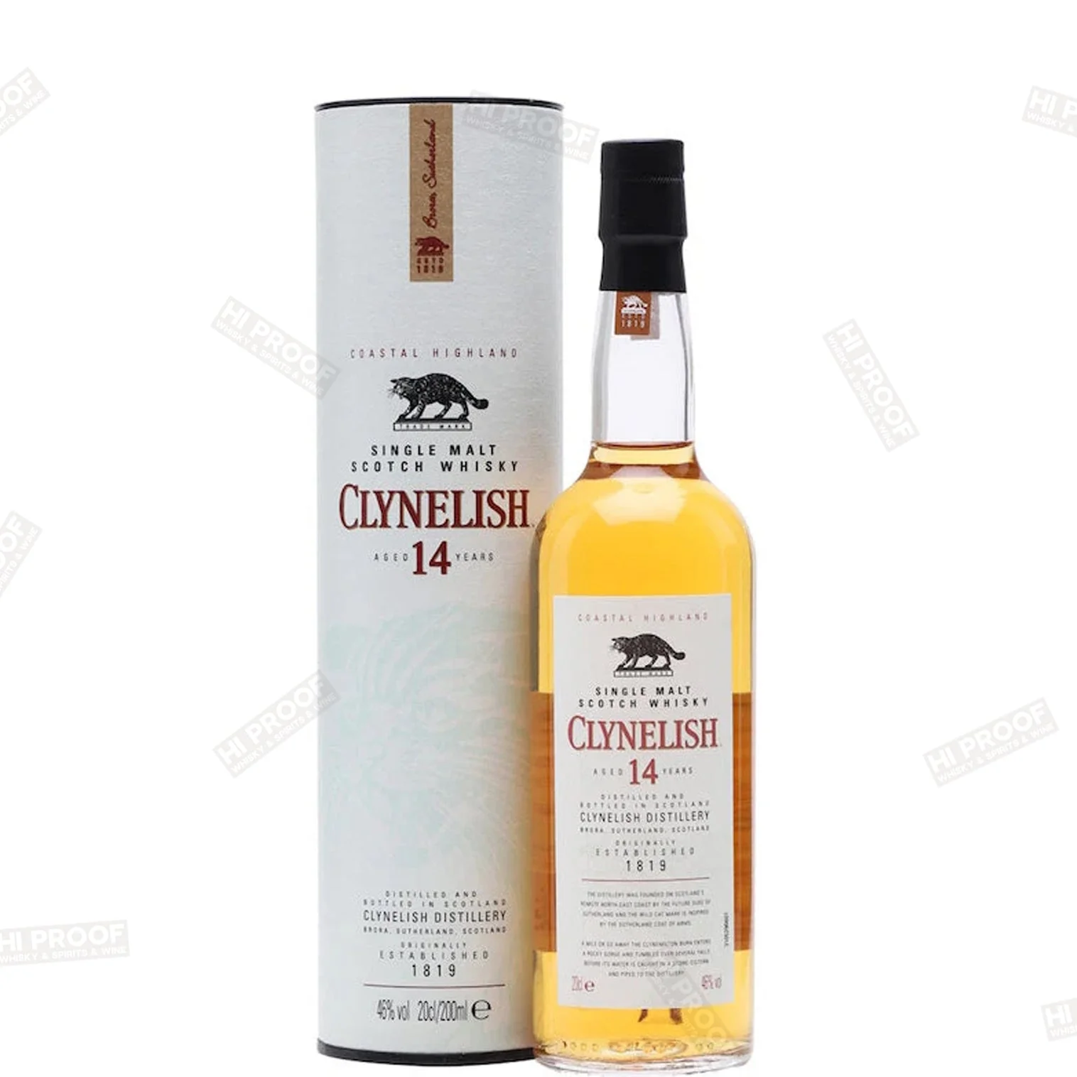 Clynelish 14 Year Single Malt Whisky 750ml