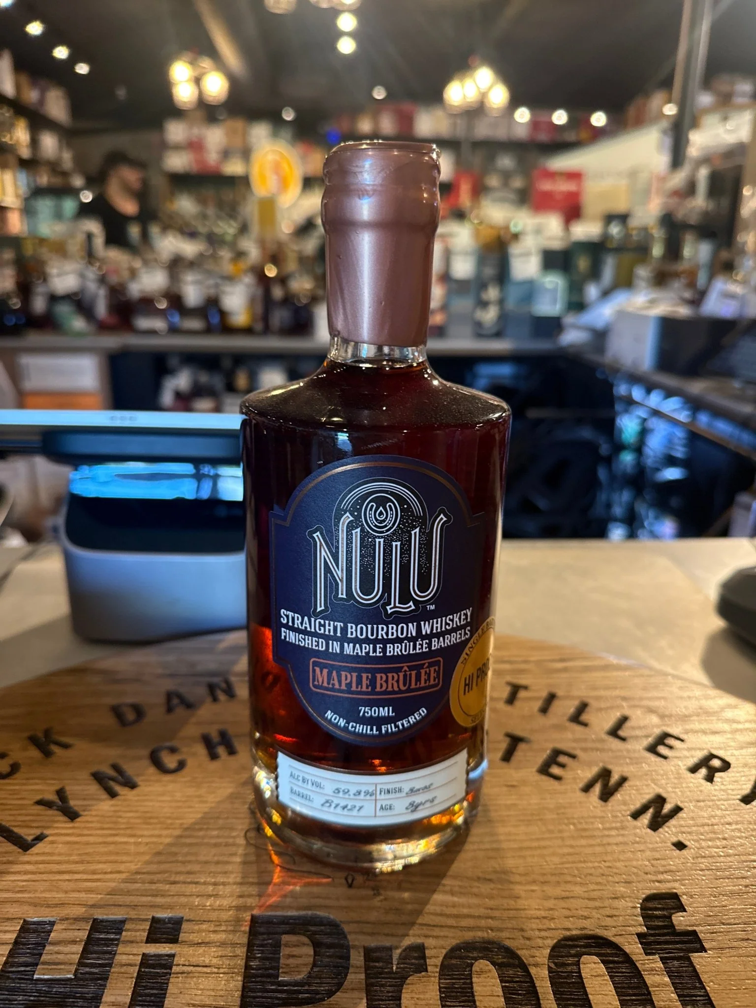 Nulu Maple Brulee Single Barrel #b1421 Hiproof Pick 750ml