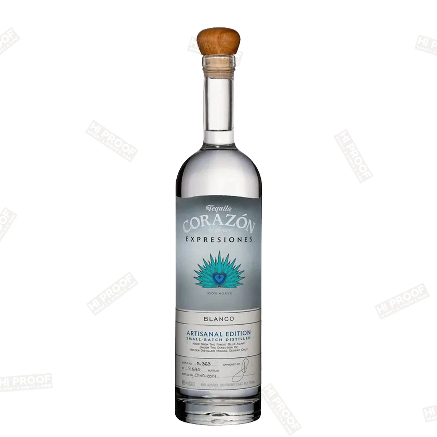 Corazon De Agave Expresiones Blanco Artisanal Edition Tequila 750ml