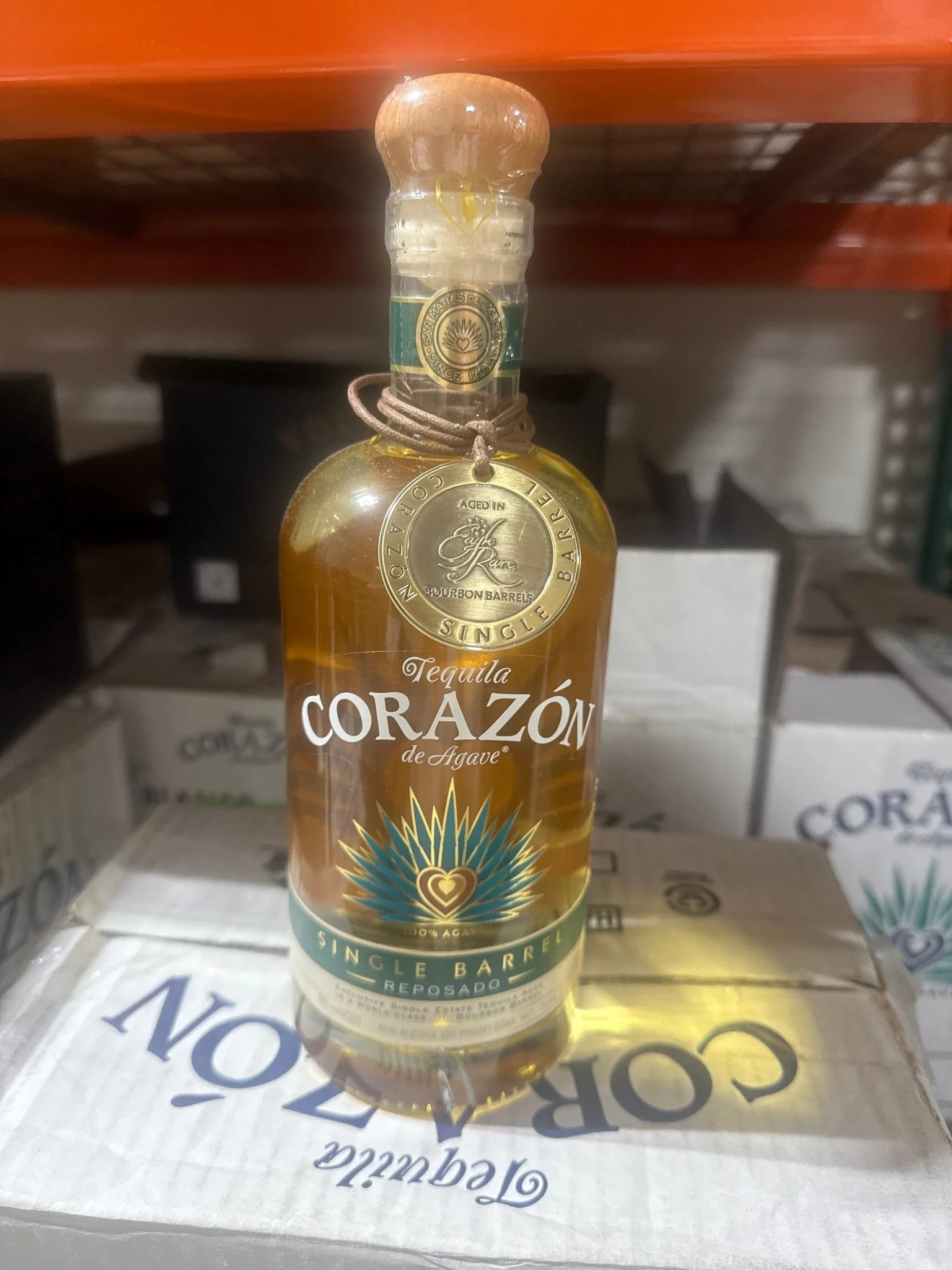 Corazon Single Barrel Eagle Rare Reposado 750ml