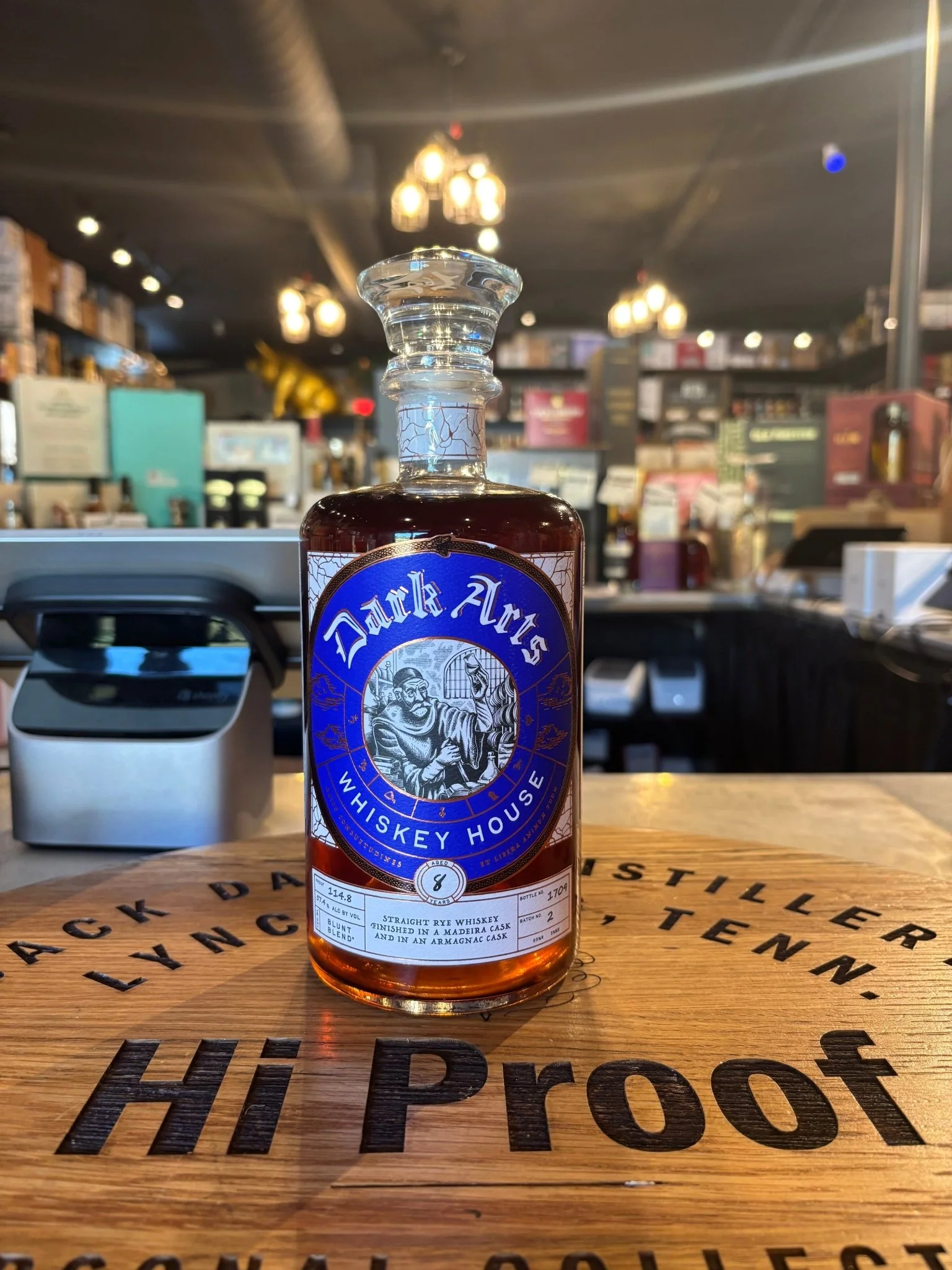 Dark Arts 'blunt Blend' Madeira & Armagnac Finish Rye 8year 113.8 Proof 750ml