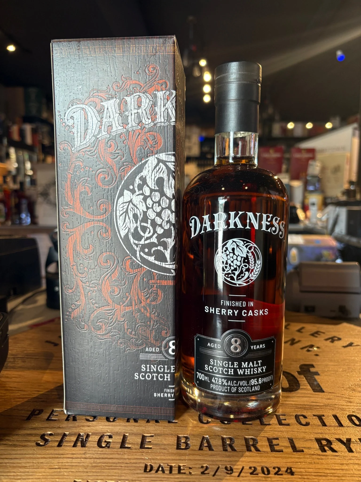 Darkness 8 Year Old Single Malt Scotch (That Boutique-y Whisky Company) 700ml