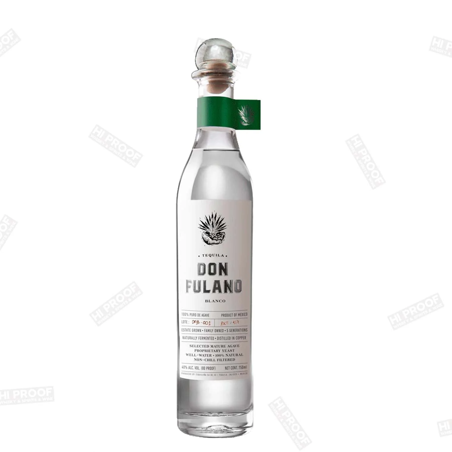 Don Fulano Blanco Tequila 750 ml