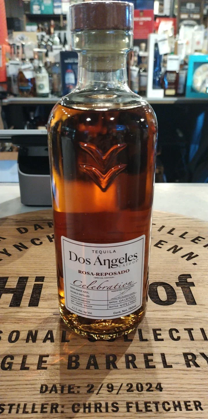 Dos Angeles Caidos Rosa Reposado Celebration Tequila 84 Proof 750ml