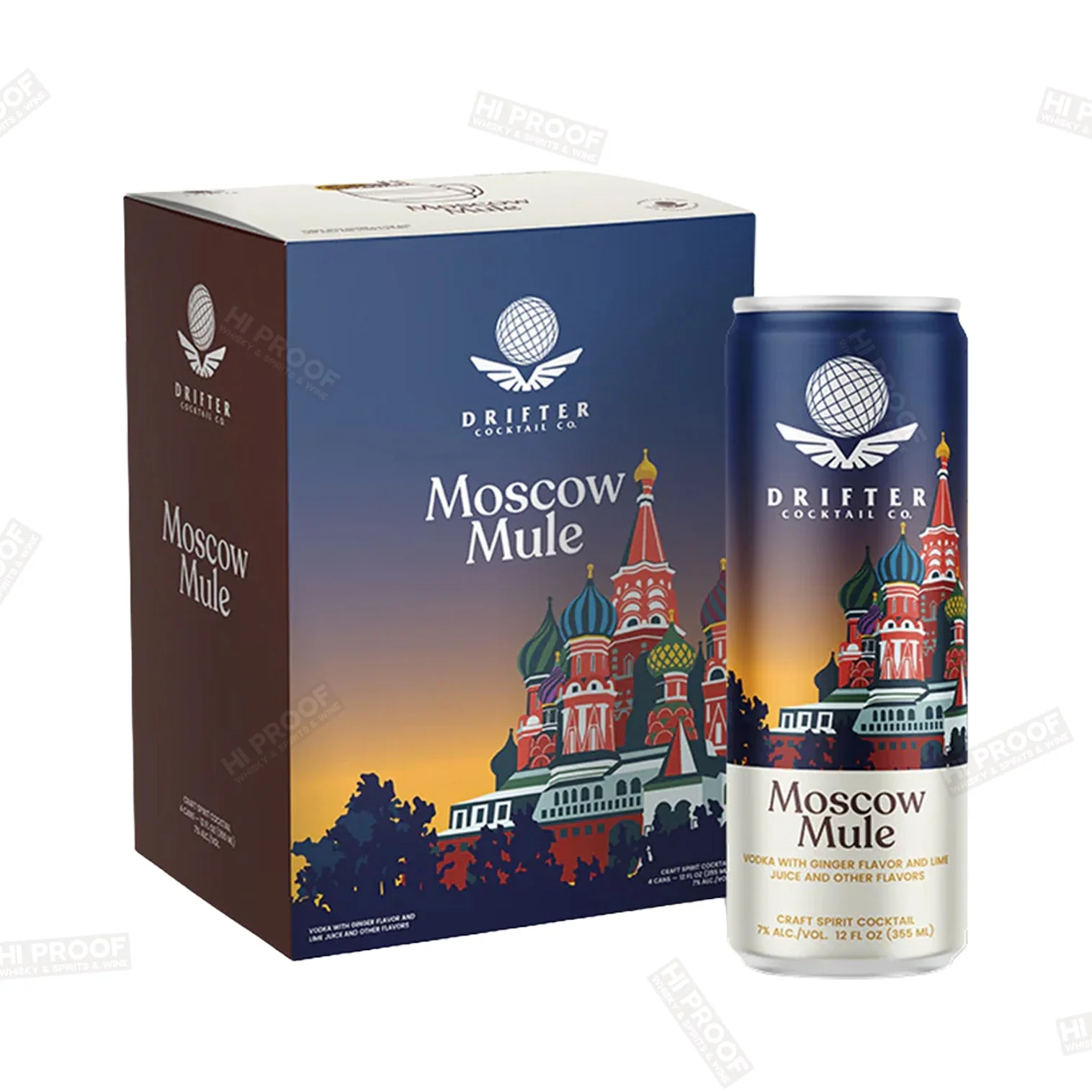 Drifter Cocktail Co. Moscow Mule Rtd 12oz X 4pk