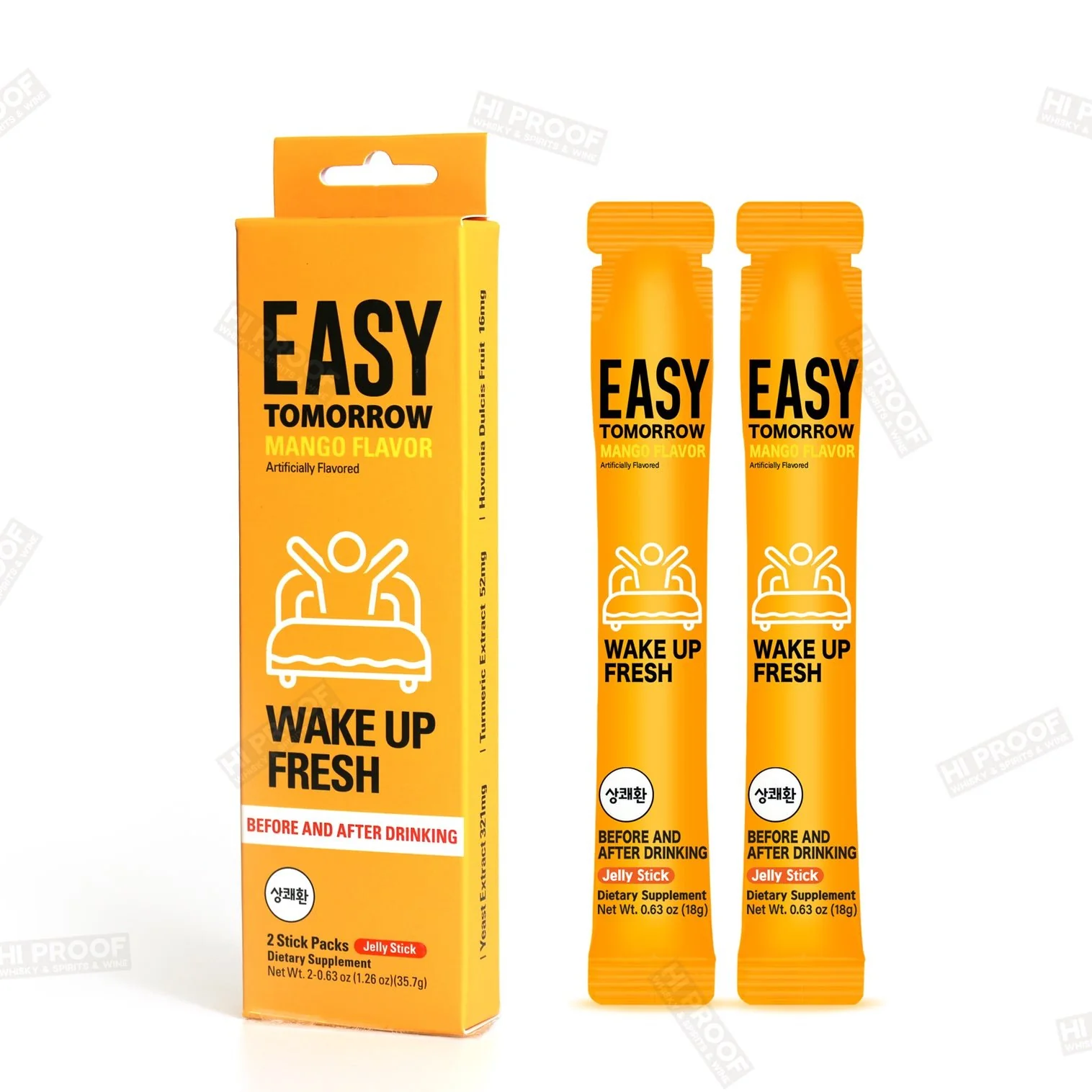 Easy Tomorrow Jelly Stick for Better Morning from Night Out, Before after Drink