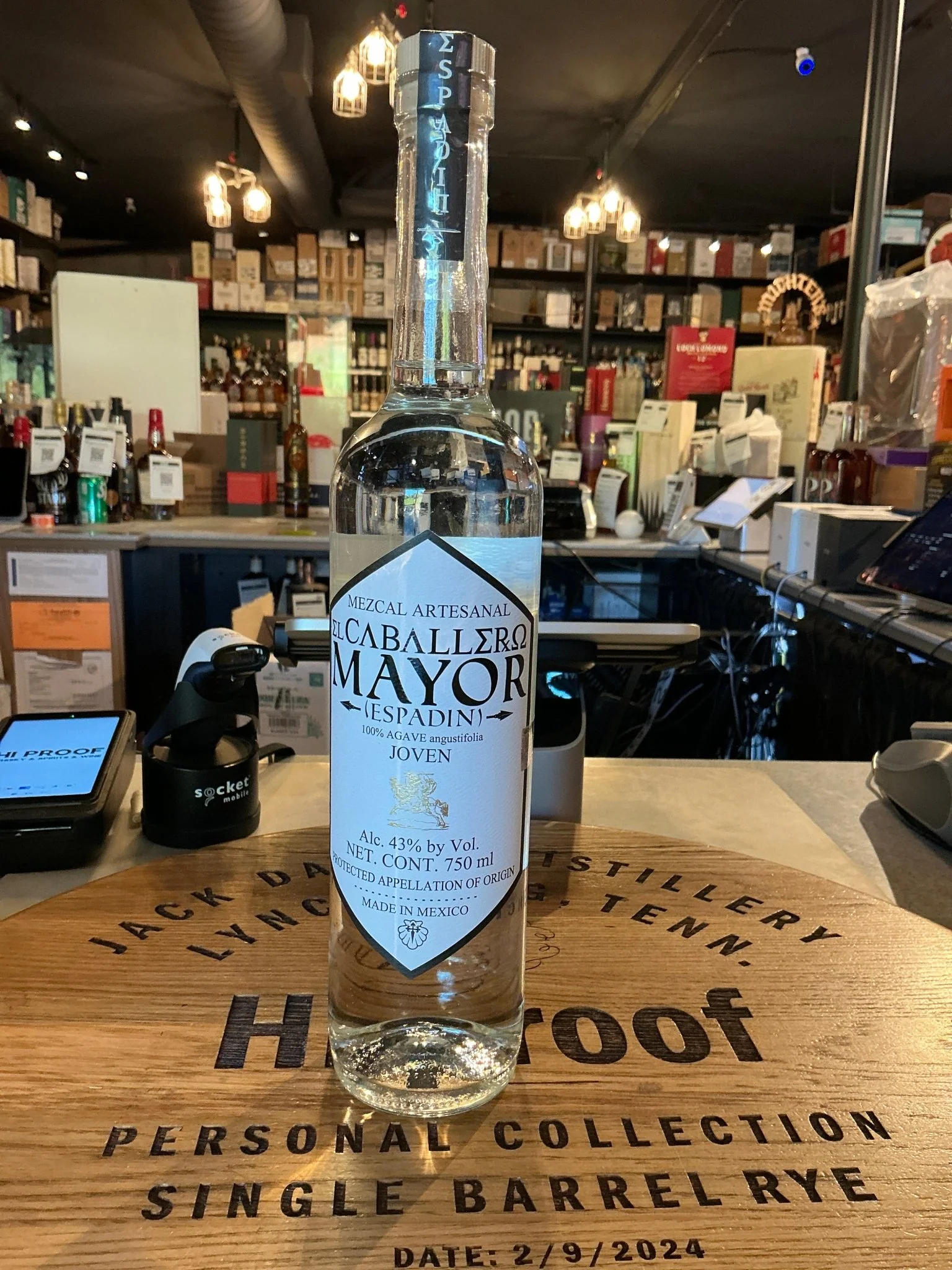 El Caballero Mayor Espadin Mezcal 750ml
