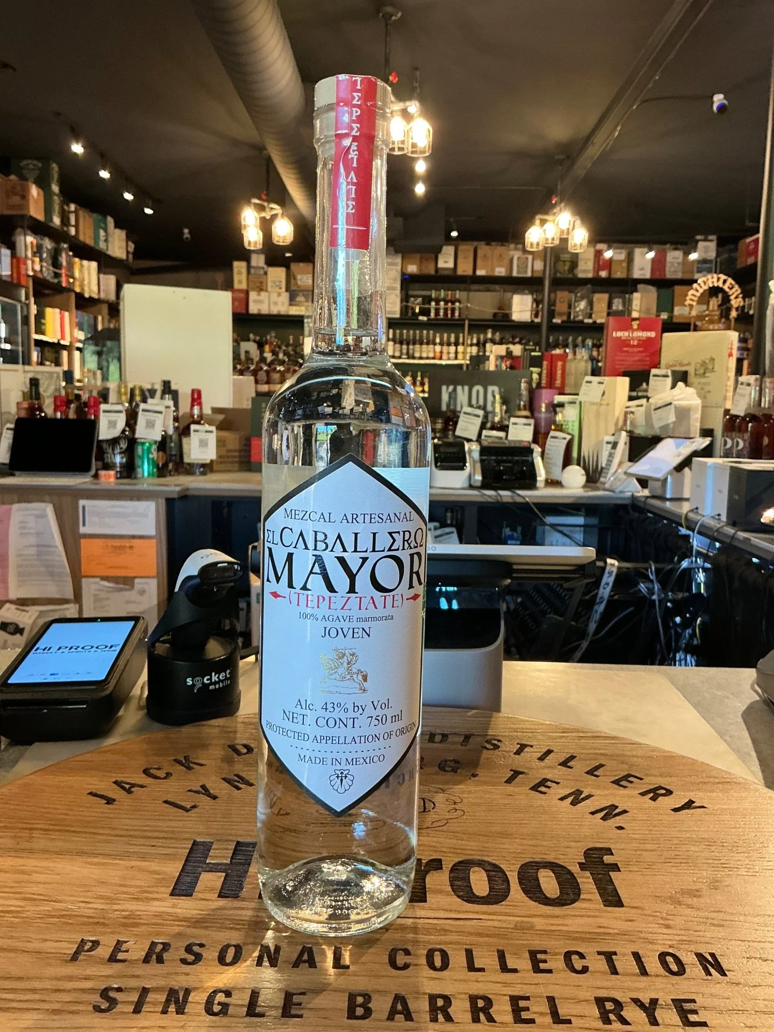 El Caballero Mayor Tepeztate Mezcal 43% Alc 750ml