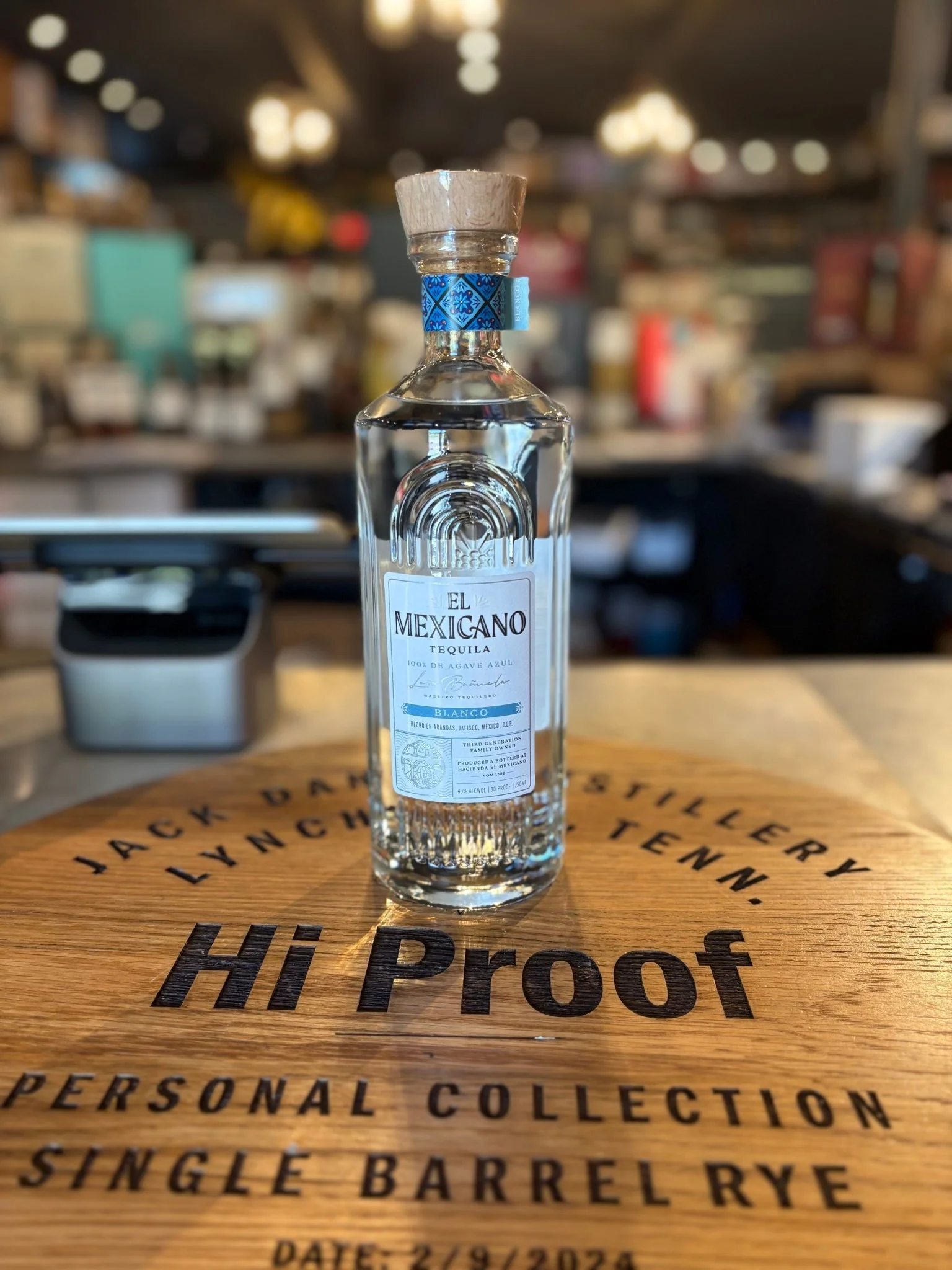 El Mexicano Teouila Blanco 80 Proof 750ml