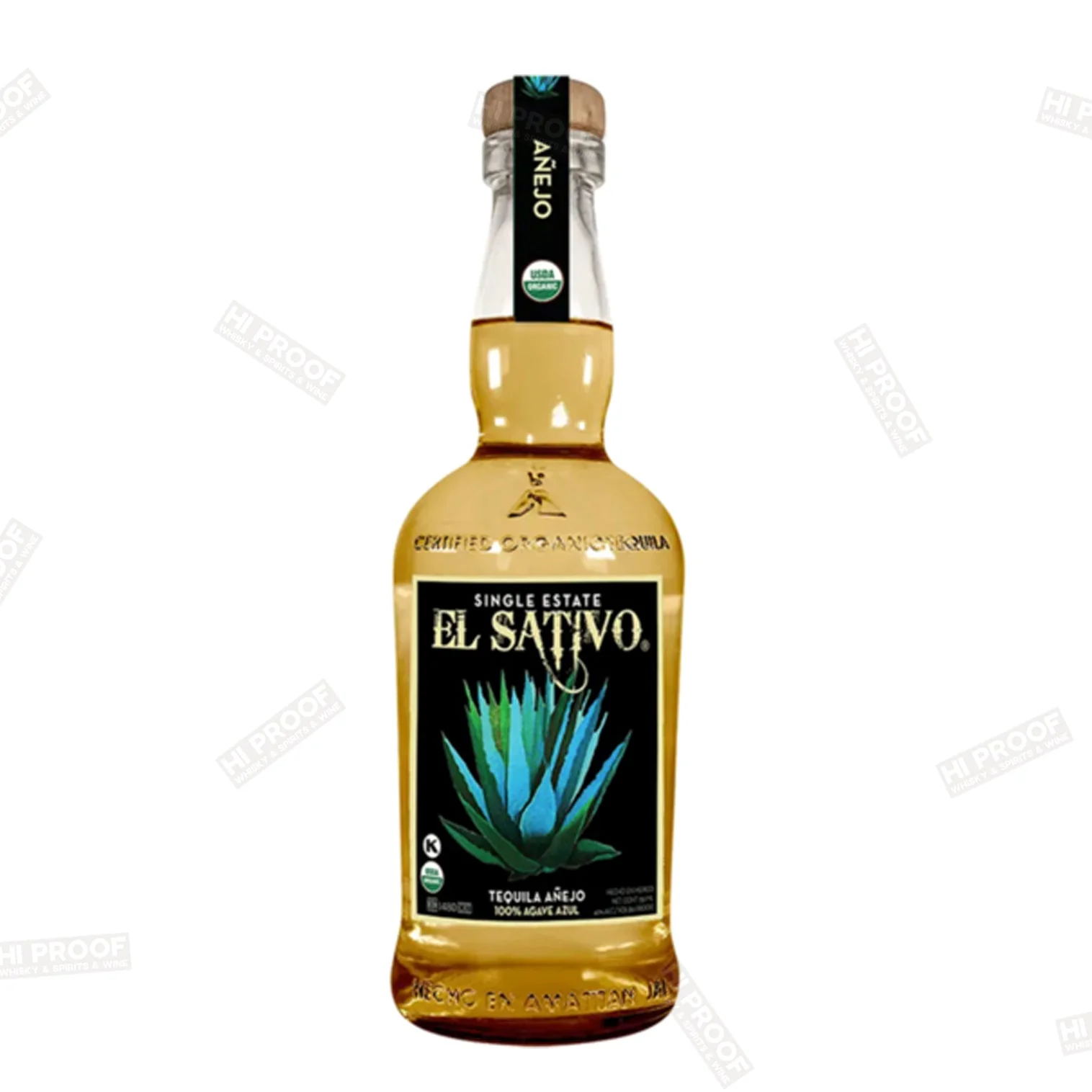 El Sativo Tequila Anejo Single Estate 80 Proof