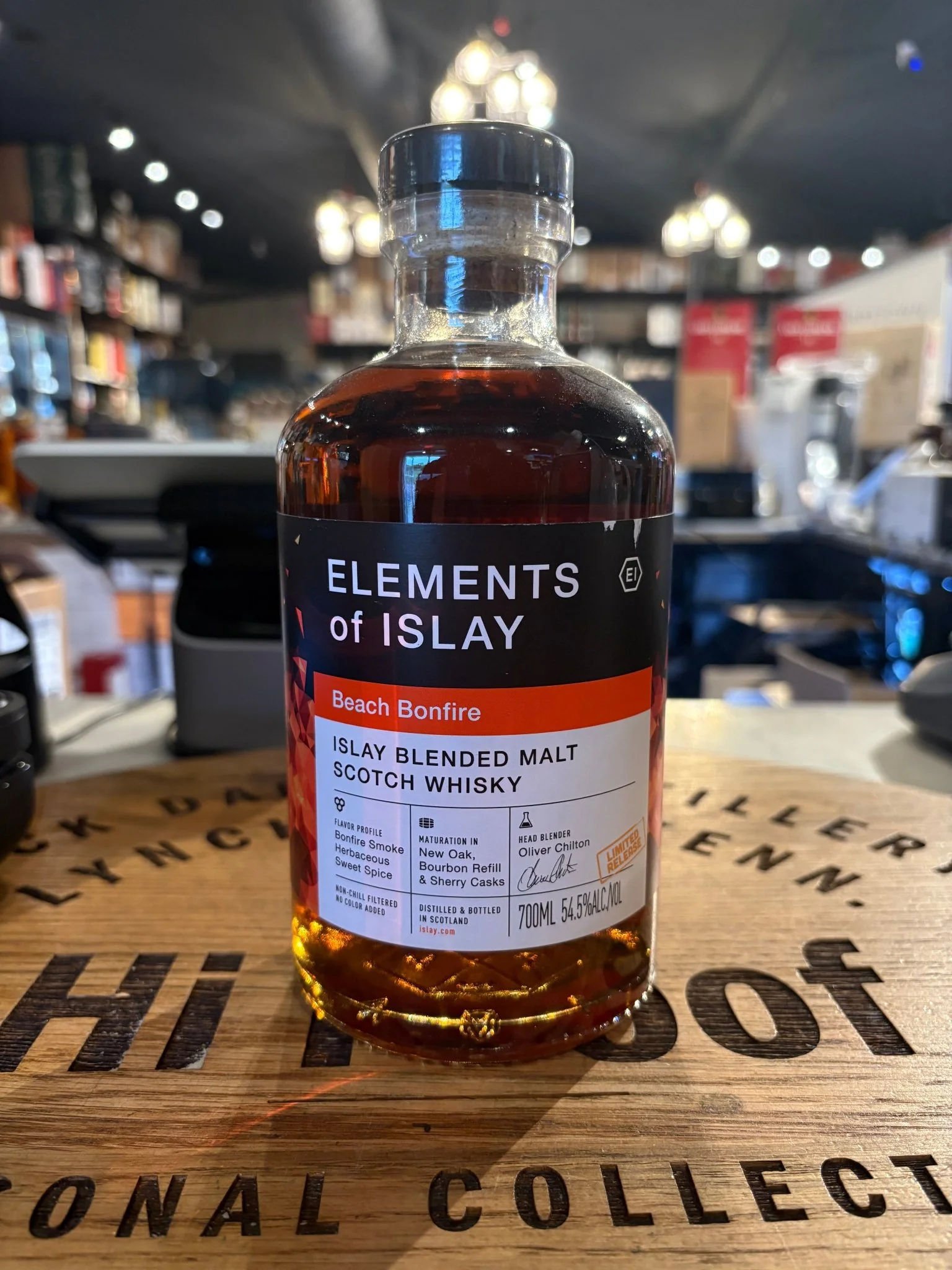 Elements of Islay "beach Bonfire" Blended Scotch Whisky 700 ml 54.5% Alc.