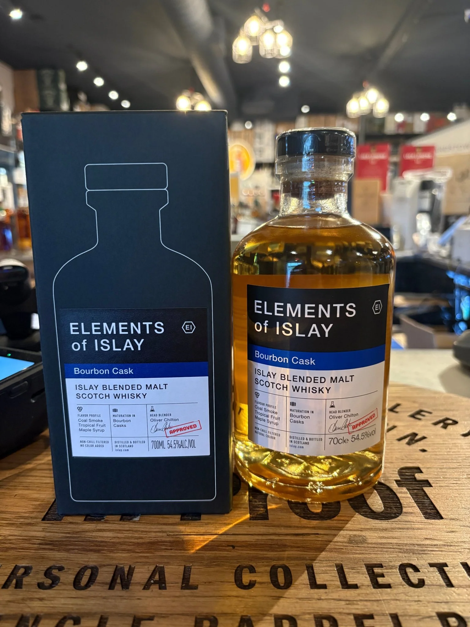 Elements of Islay "bourbon Cask" Blended Malt Scotch Whisky 700ml 54.5% Alc