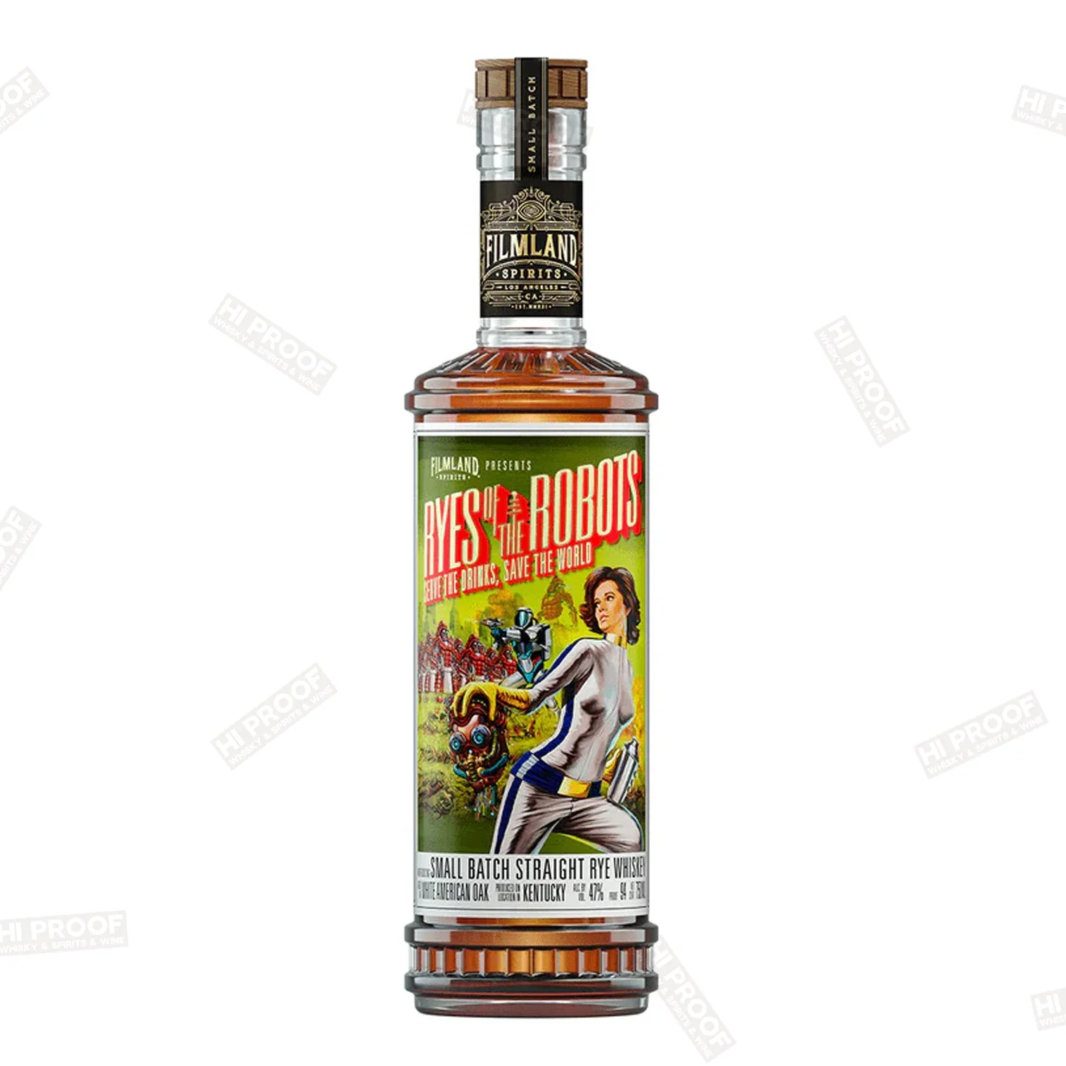 Filmland Spirits 'ryes of the Robots' Straight Rye Whiskey 750ml