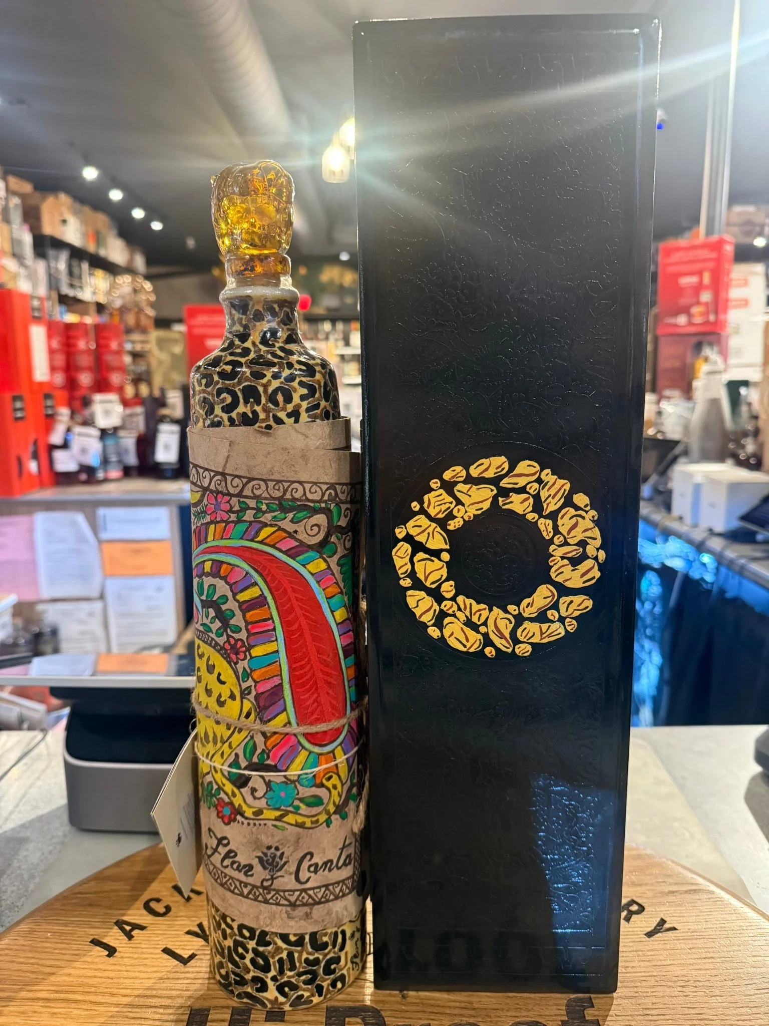 Flor Y Canto Extra Anejo Limited Edition Jaguar Tequila 1L