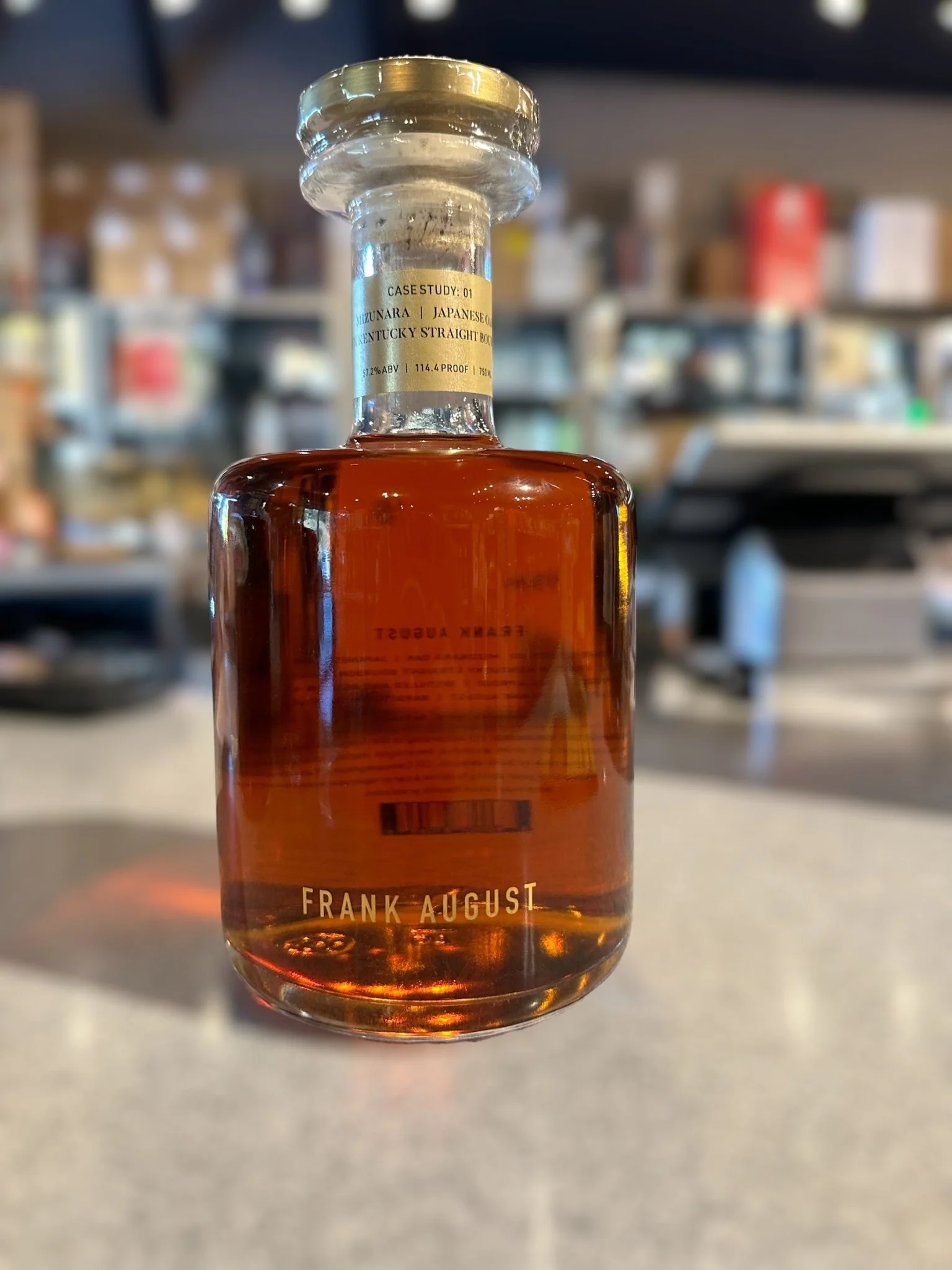 Frank August 'case Study 01' Mizunara Japanese Oak Cask Small Batch Straight Bourbon