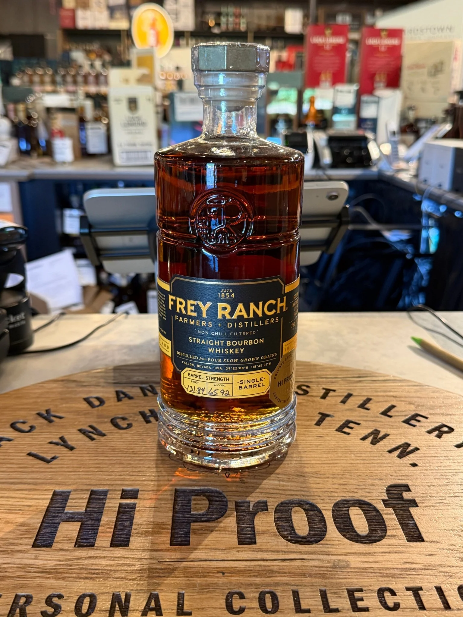 Frey Ranch Single Barrel (#3088) Hi Proof Pick 131.84 Proof Bourbon Whiskey 750ml
