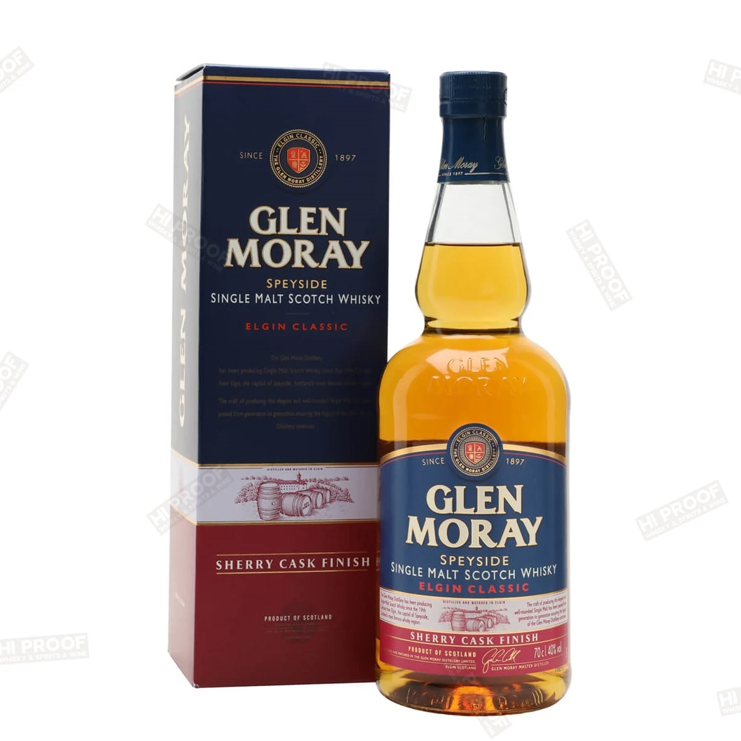 Glen Moray Sherry Cask Finish Whisky 750ml