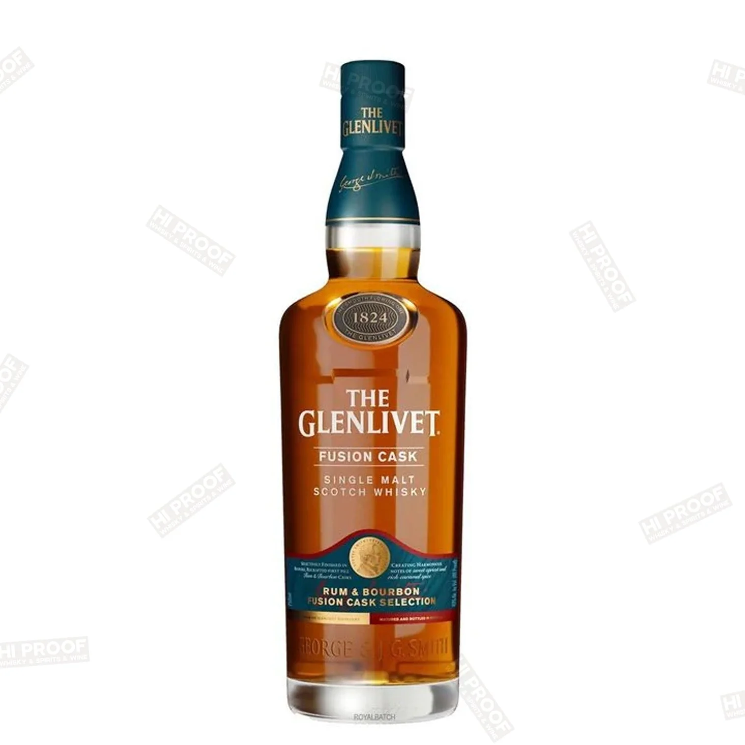 Glenlivet Rum & Bourbon Fusion Cask Single Malt Whisky 750 ml